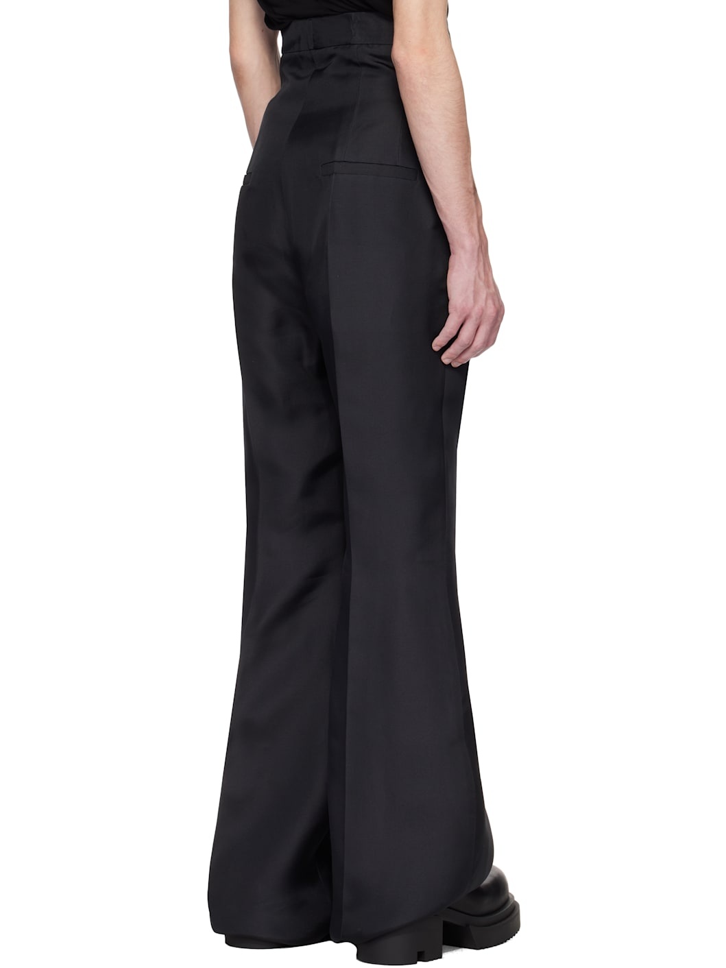 Black Hollywood Dirt Bolan Trousers - 3