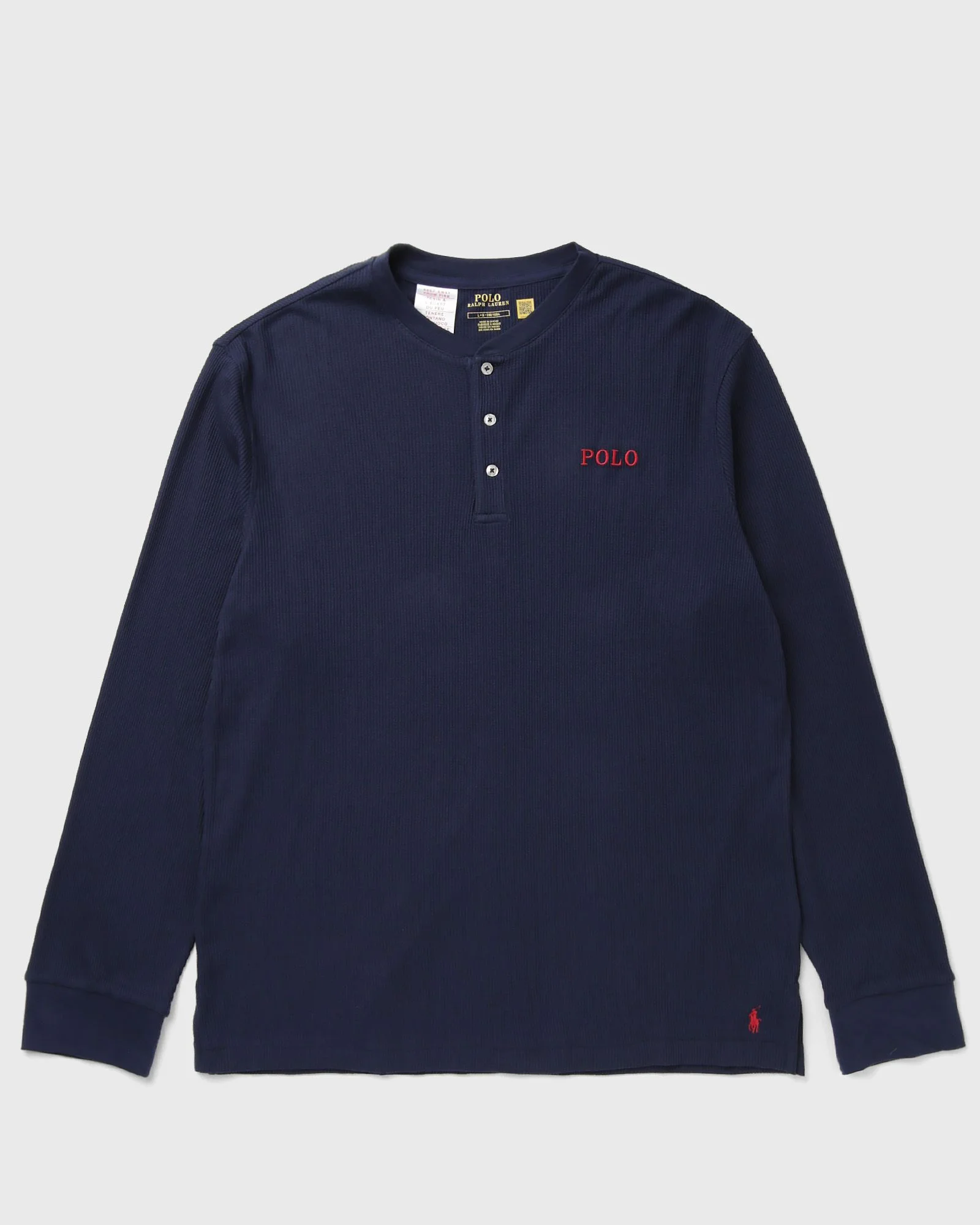 L/S HENLEY-SLEEP-TOP - 1