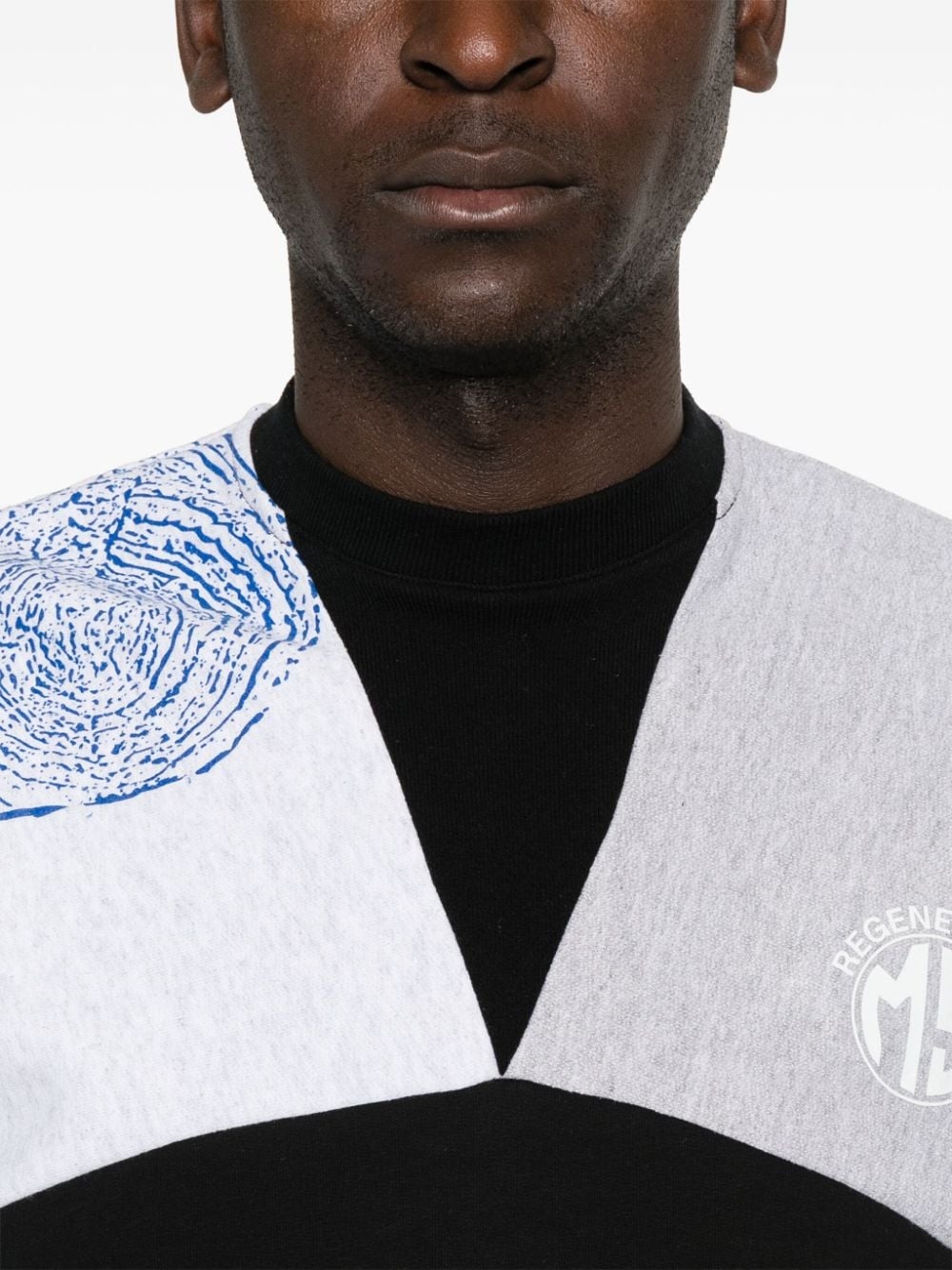 upcycled graphic-print sweatshirt - 6