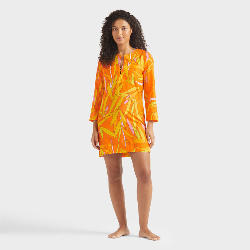 Vilebrequin Women Cotton and Silk Kaftan Madrague outlook