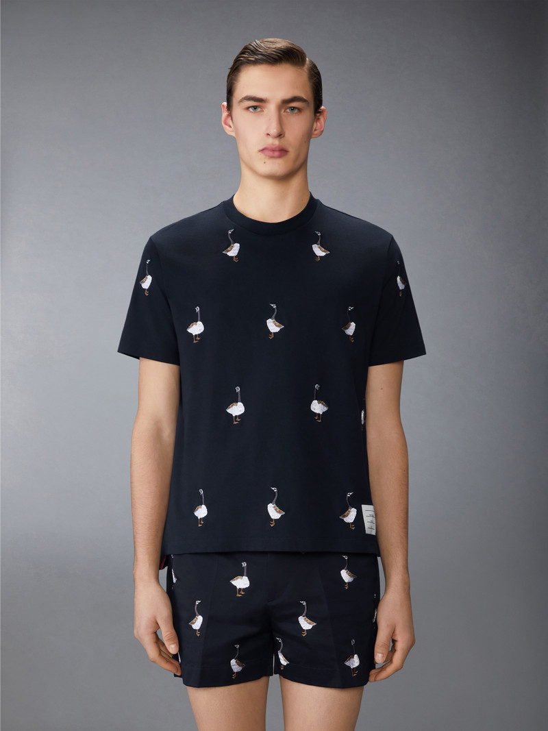 Thom Browne GEESE PRINT JERSEY TEE outlook
