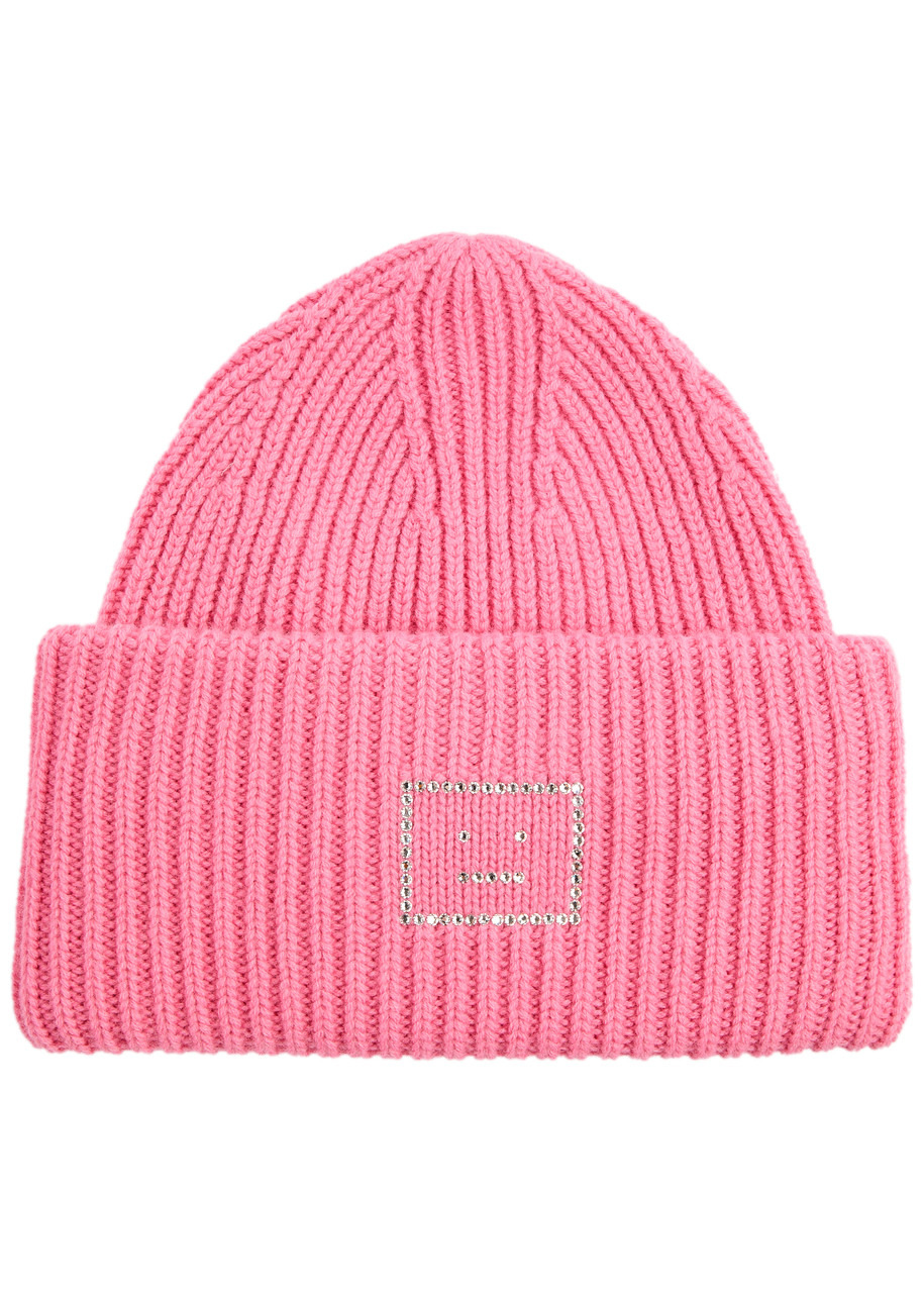 Logo-embellished wool beanie - 1