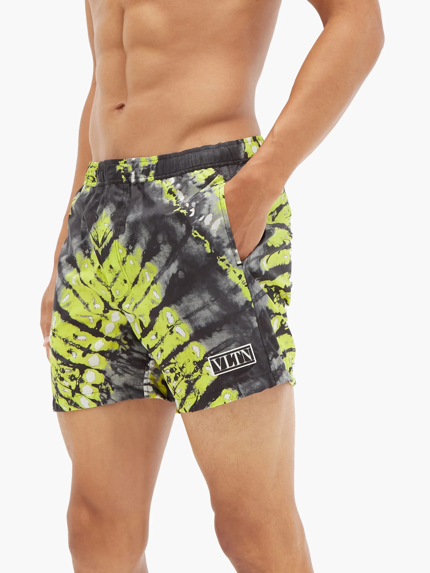 Tie dye-print shell swim shorts - 2