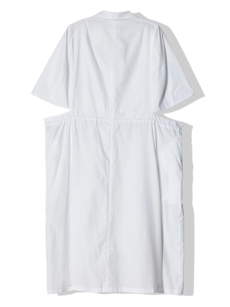 Noir Kei Ninomiya cut-out cotton shirtdress outlook