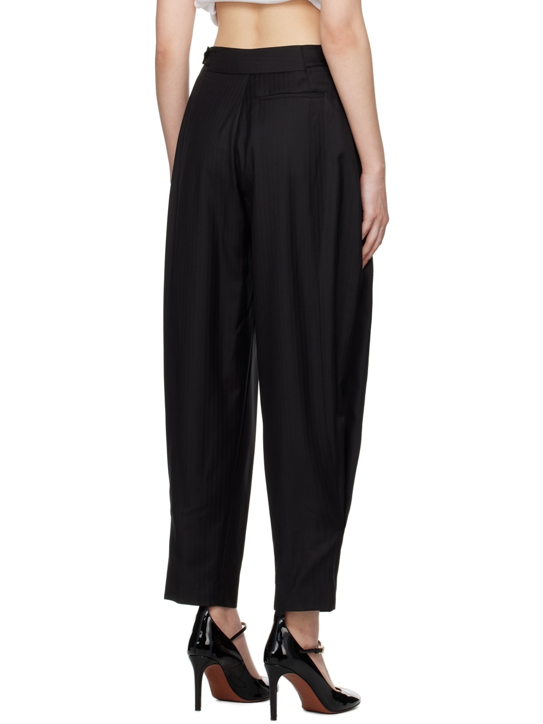Black Loose Trousers - 4