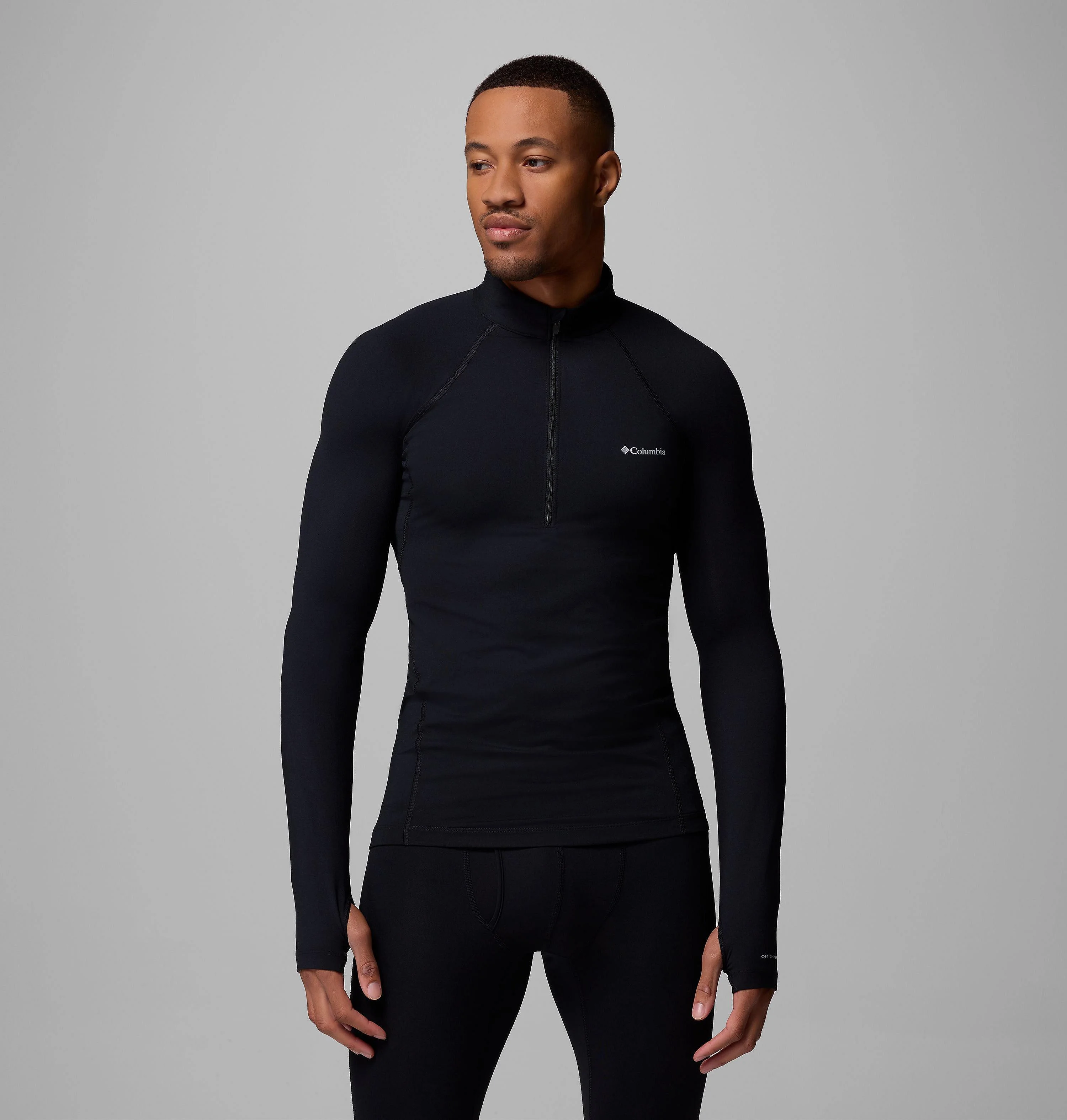 Men’s Omni-Heat Midweight Baselayer Half Zip - 1
