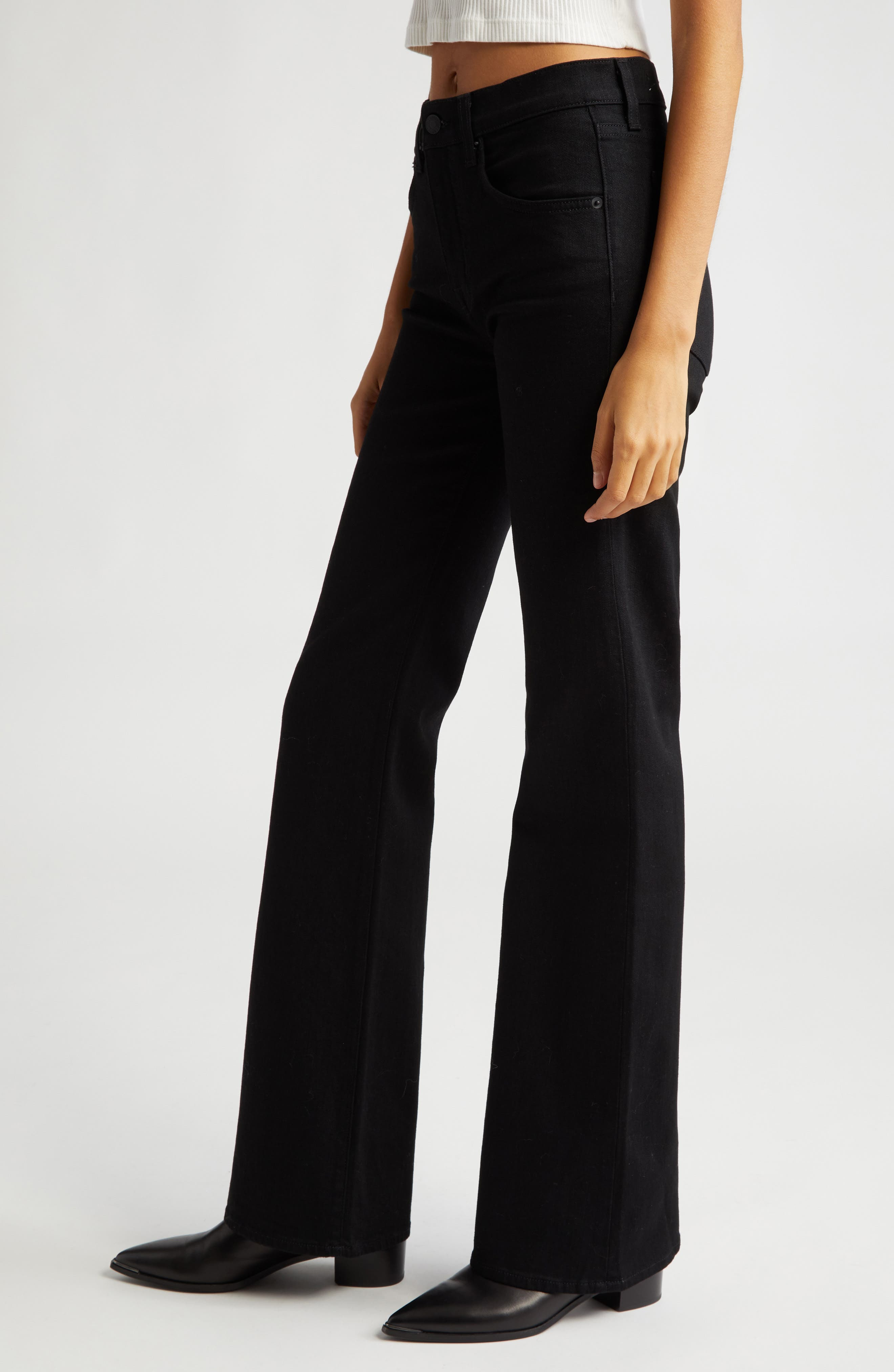 Celia High Waist Bootcut Jeans - 3