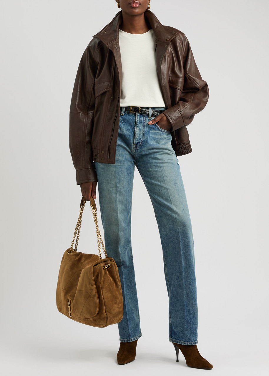 Saint Laurent Faded Straight-leg Jeans - 4