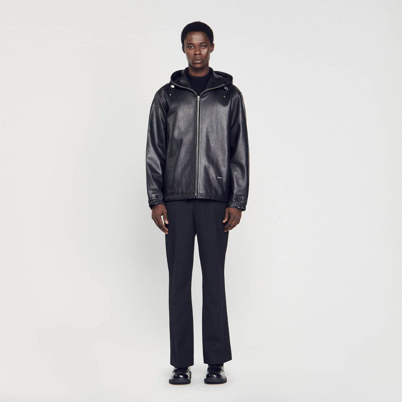 Sandro LEATHER JACKET outlook