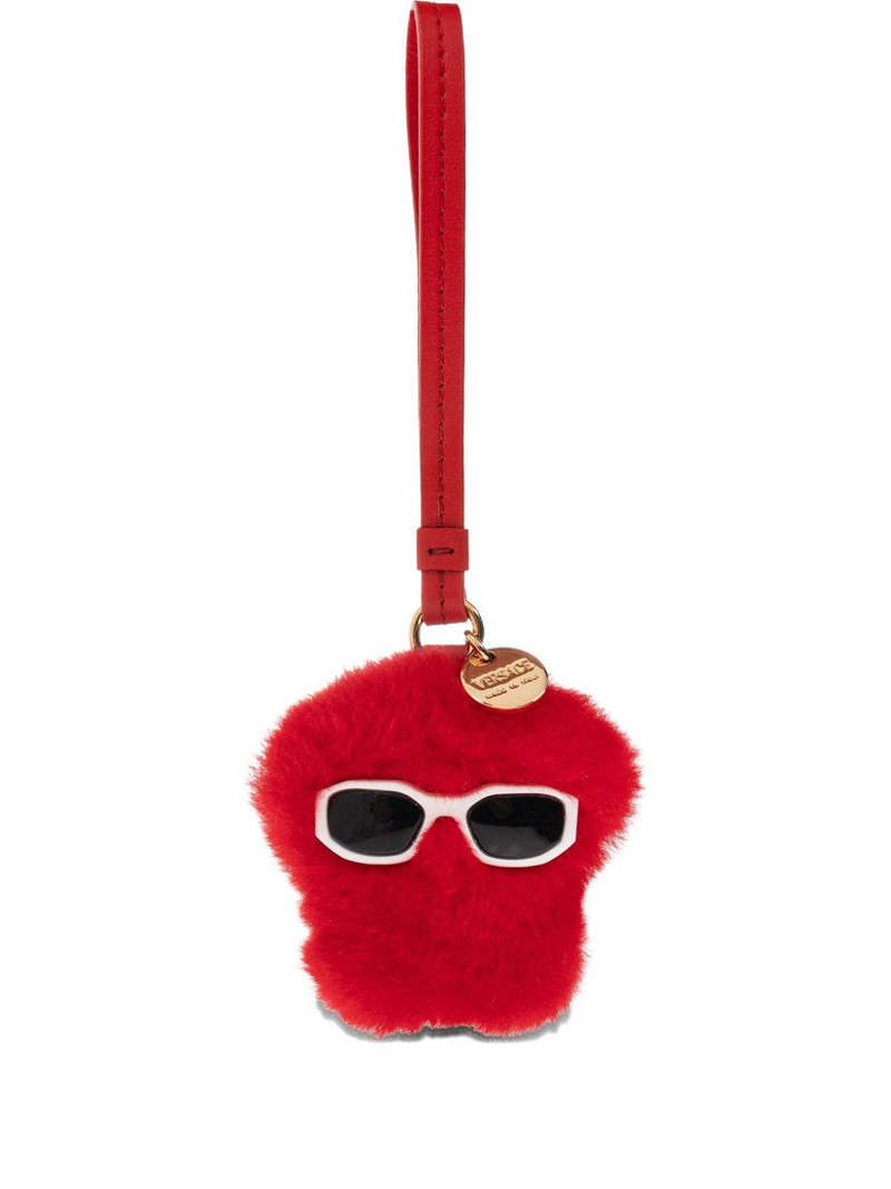 faux-fur bag charm 1