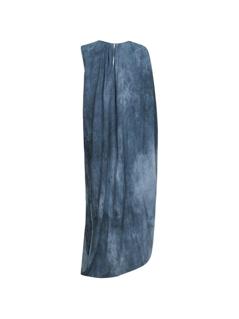 UMA WANG asymmetric draped dress outlook