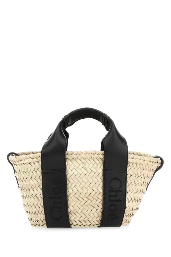 Small Sense raffia handbag - 1