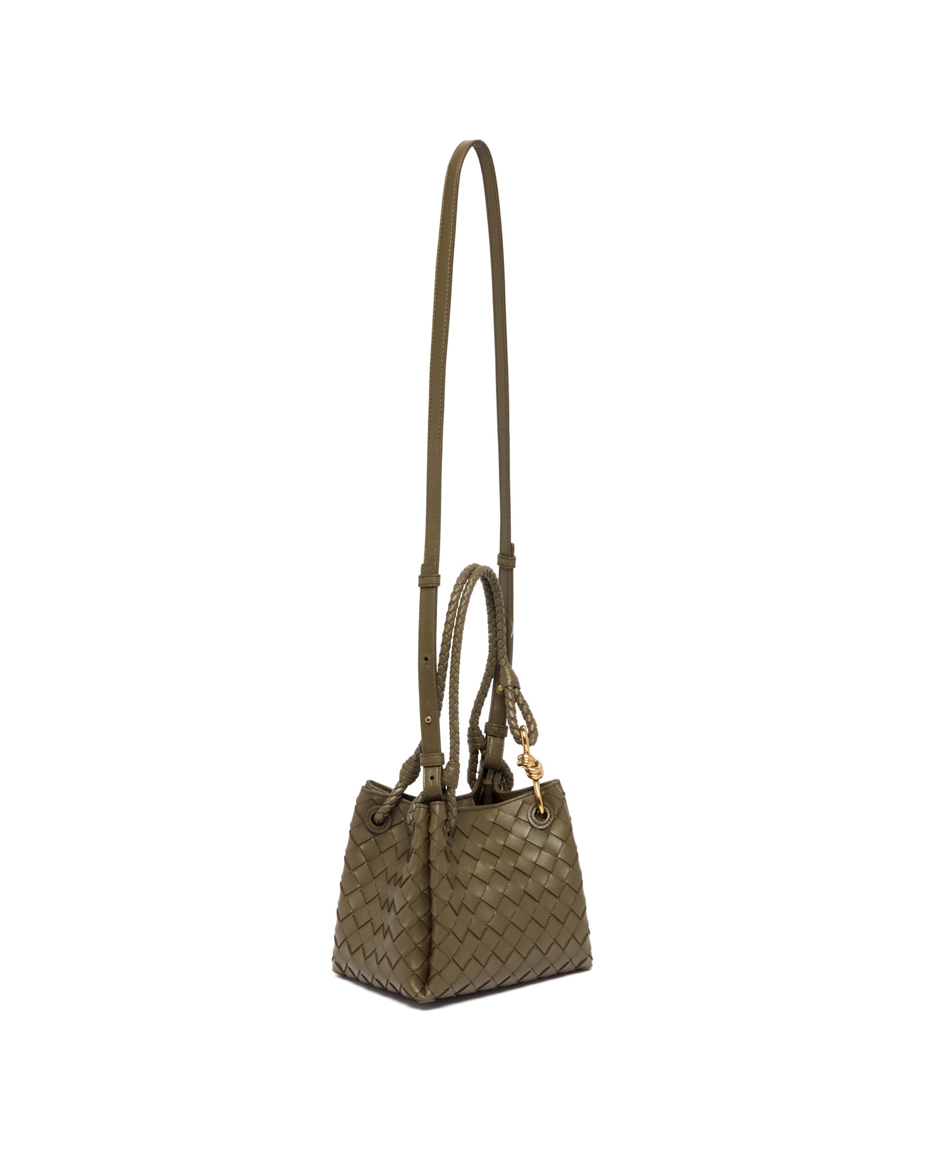 Green Parachute Leather Bag - 6