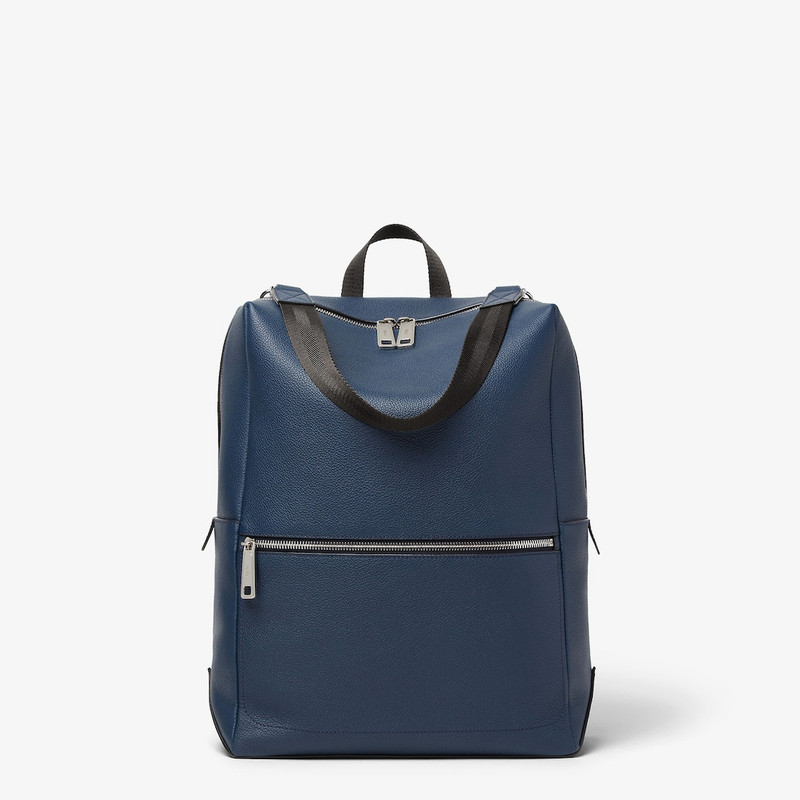 Fendi Lui Backpack Dark blue leather backpack 1