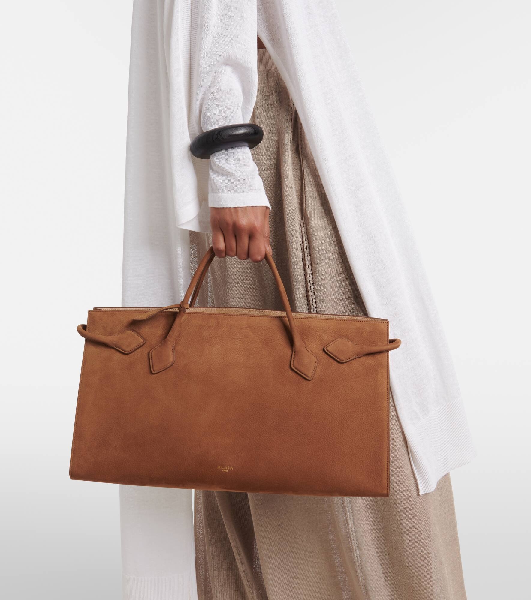 Le Teckel suede tote bag - 2