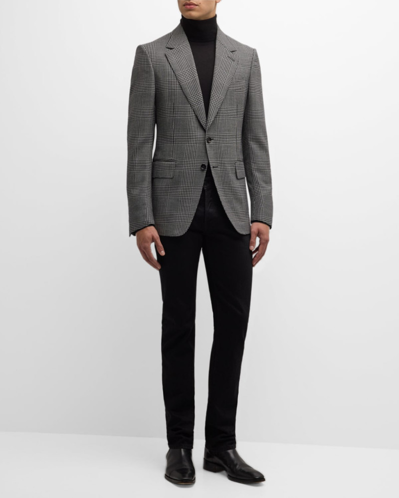 TOM FORD Men's Shelton Glen Plaid Sport Jacket outlook