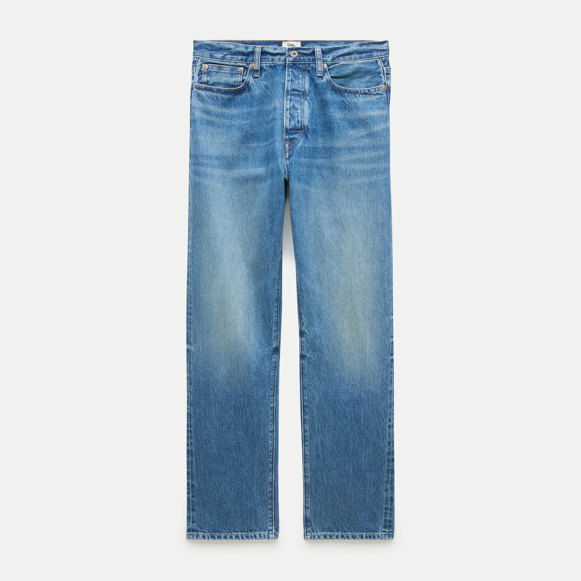 High-rise Straight-fit jean in Japanese selvedge denim - 1