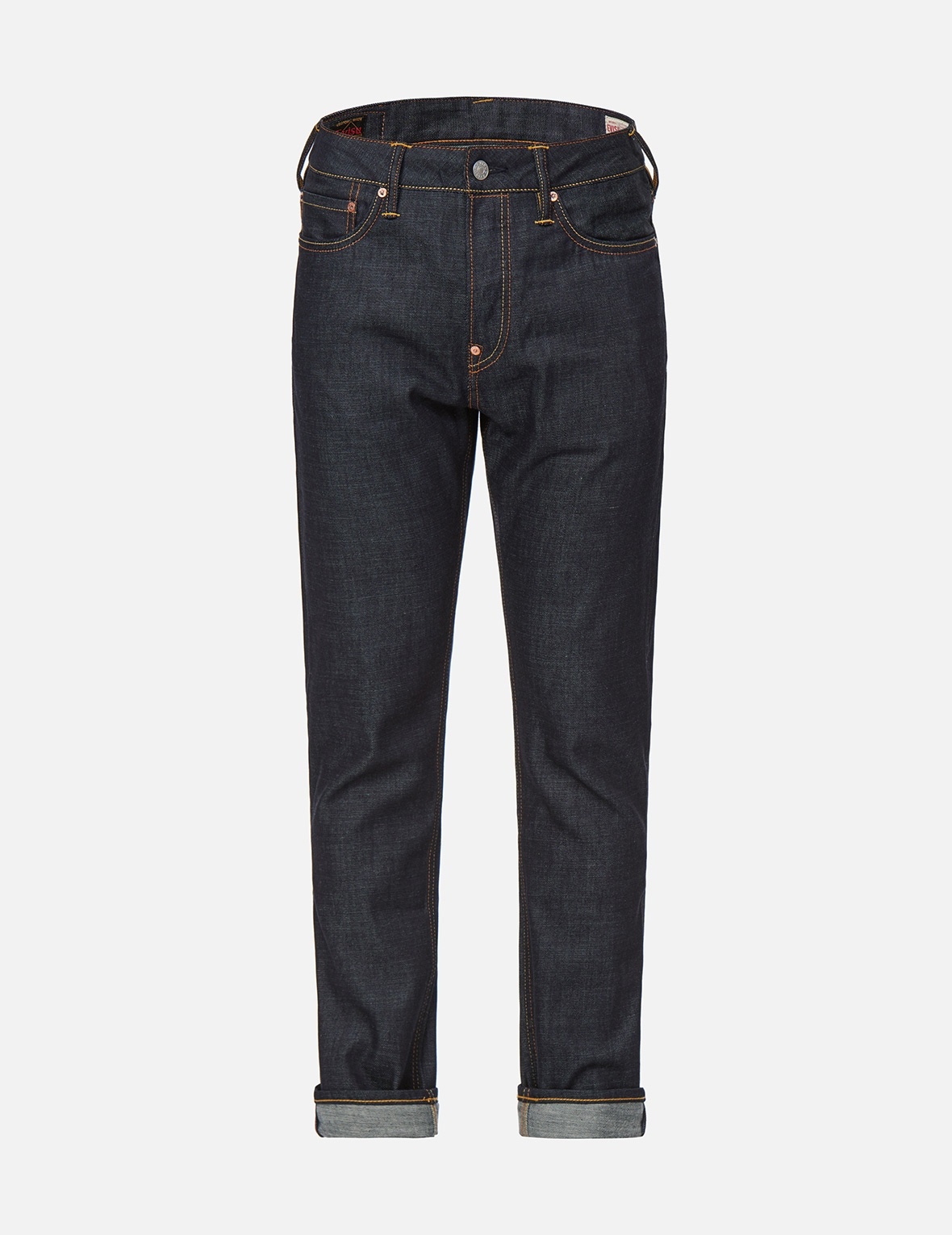 KAMON PRINT CARROT FIT RAW DENIM JEANS #2017 - 1