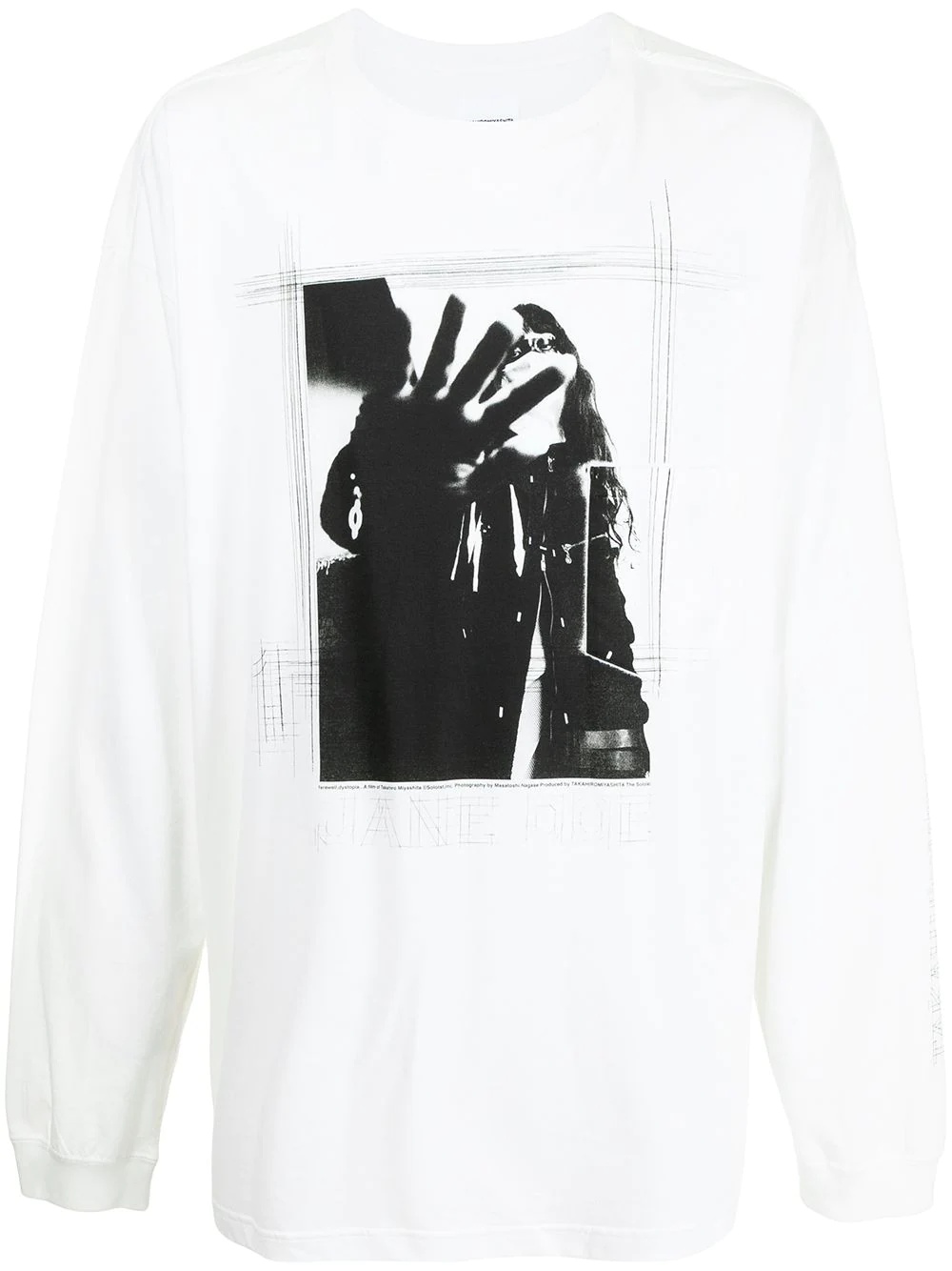 graphic-print longsleeved T-shirt - 1