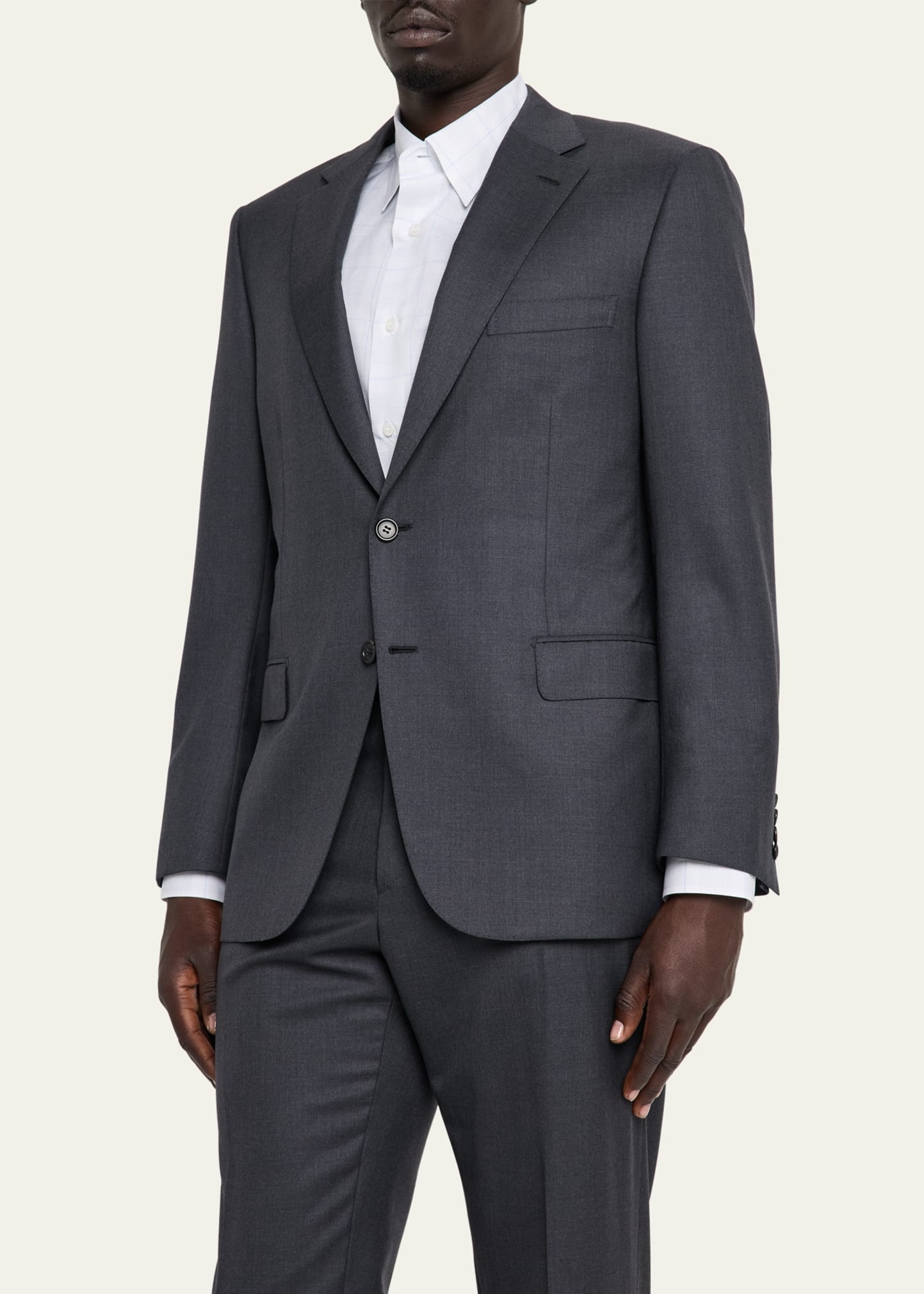 Men's Brunico Virgin Wool Two-Piece Suit - 4
