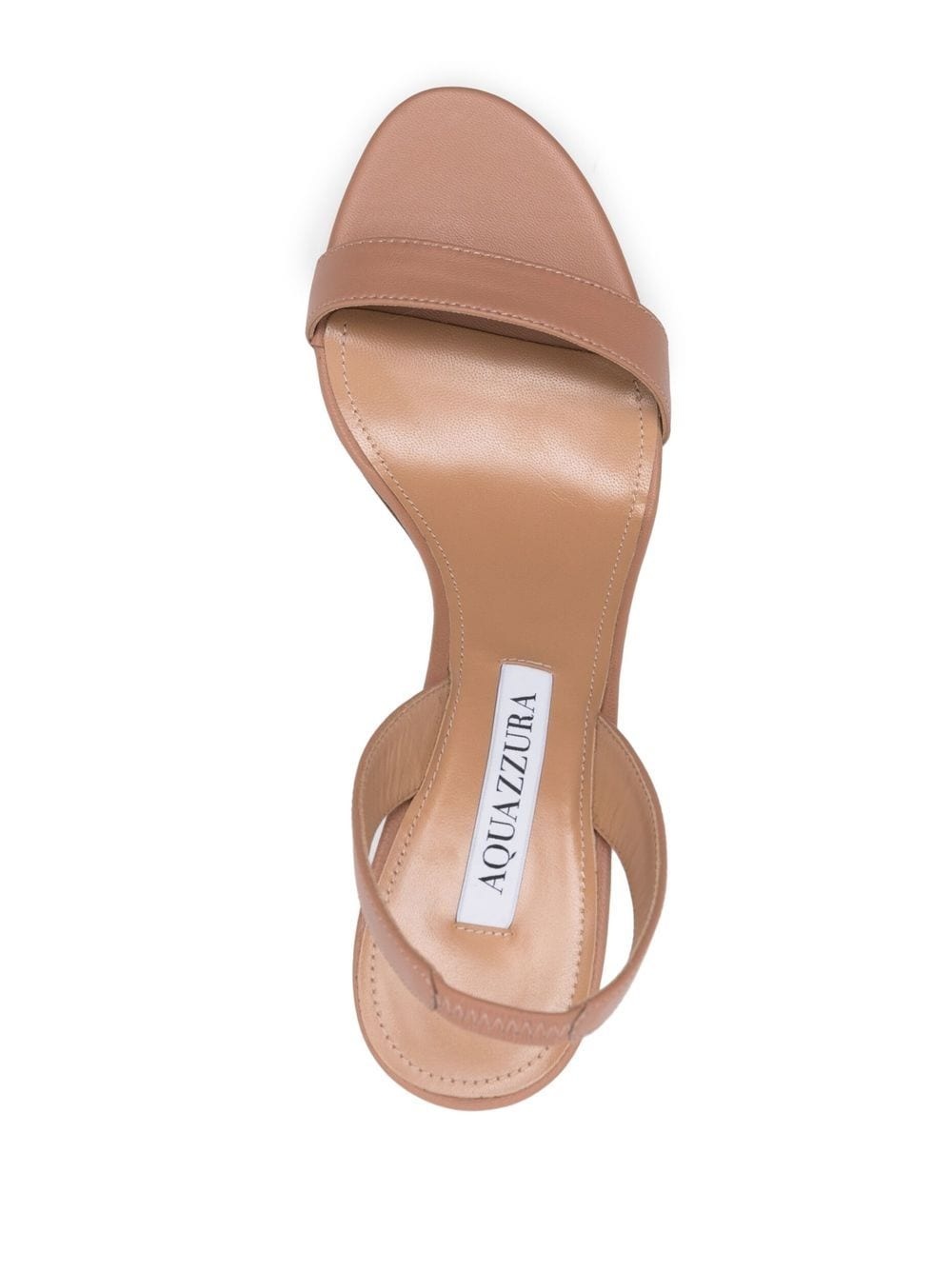 90mm heeled leather mules - 4