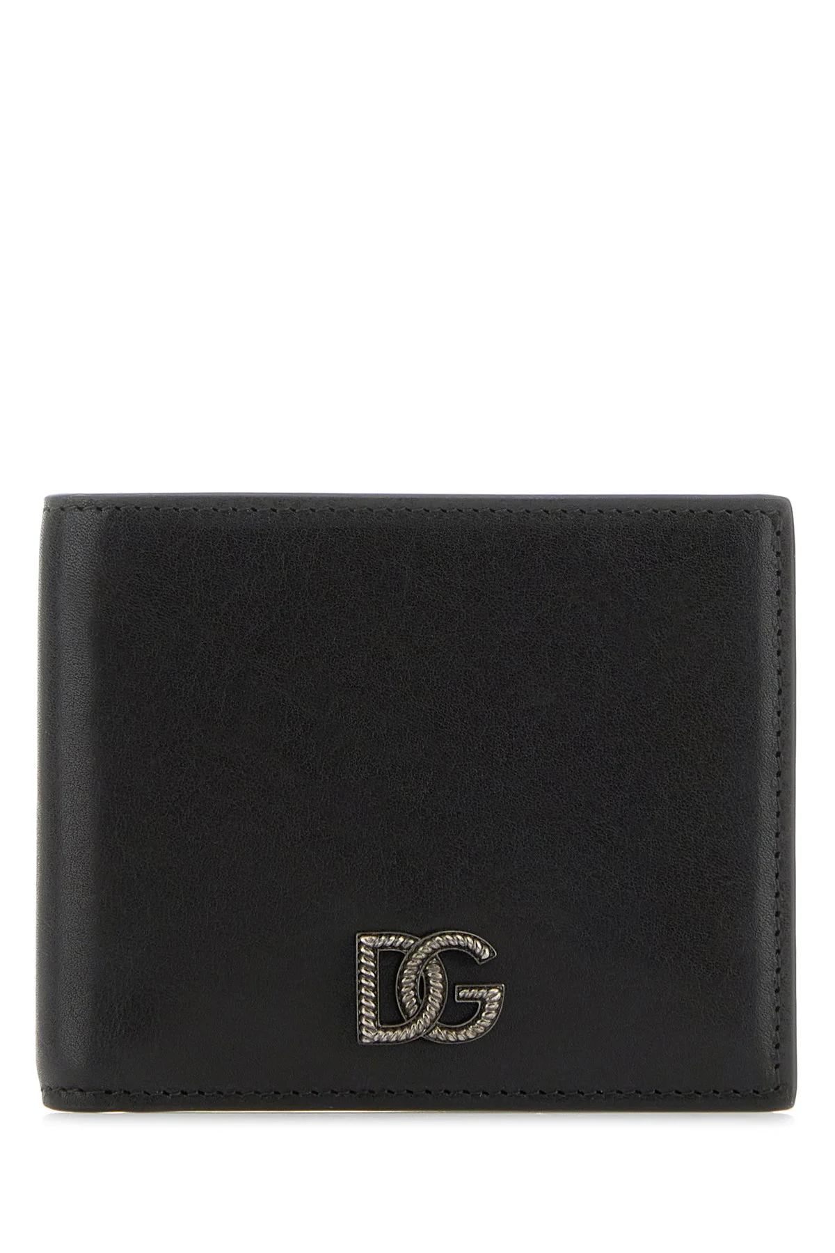 Black leather wallet - 1