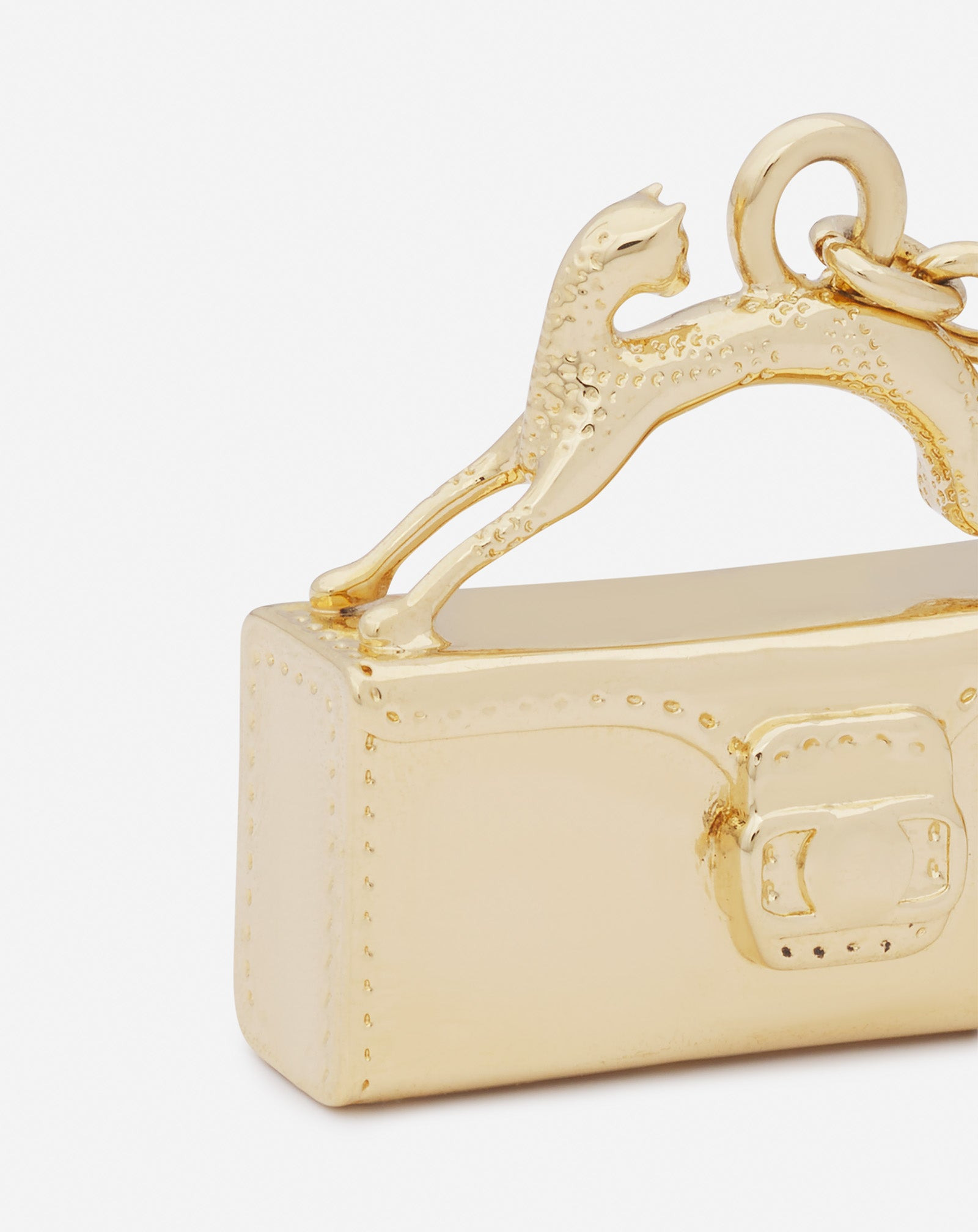 PENCIL CAT BRASS KEY RING - 3