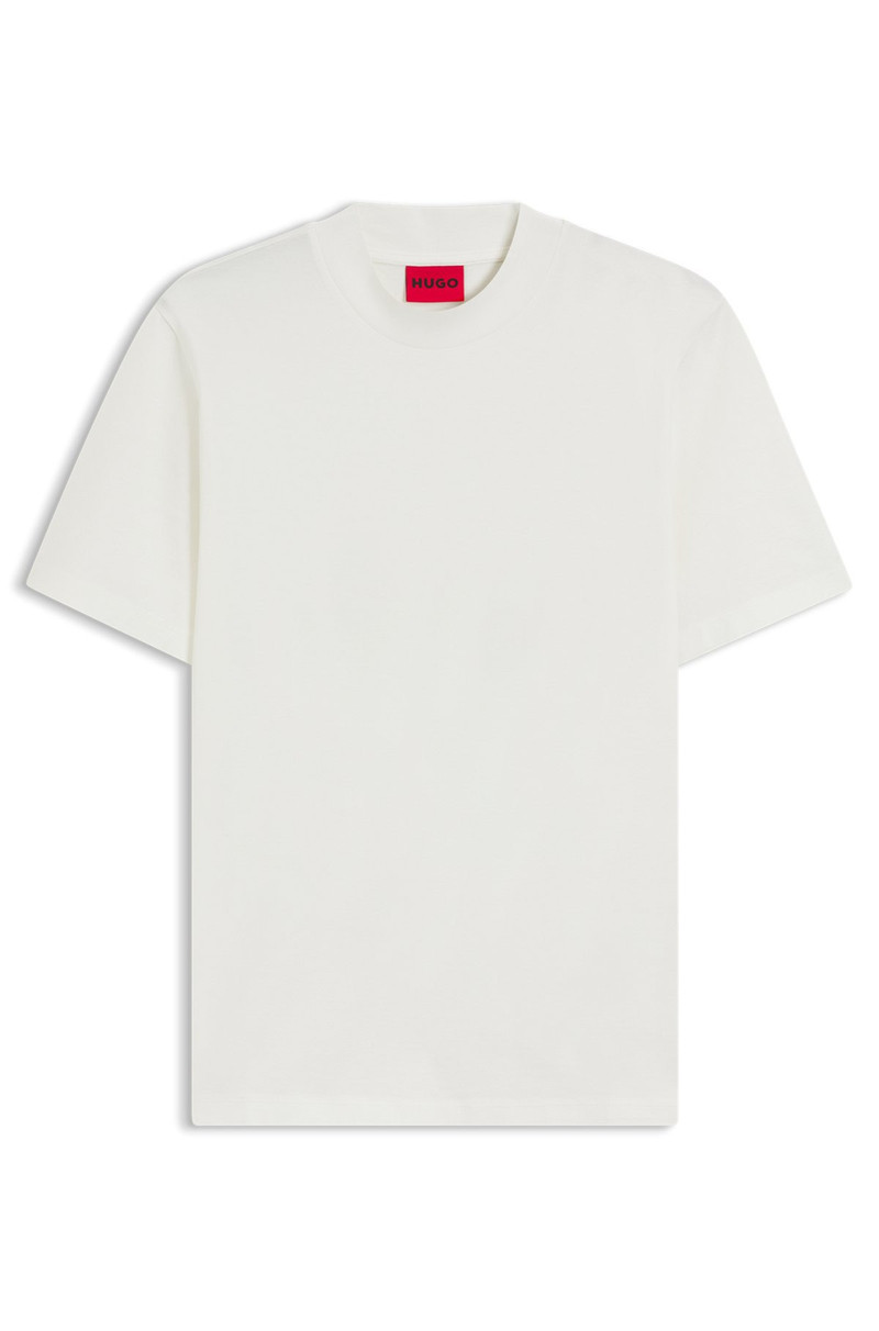 STAND-COLLAR SLIM-FIT T-SHIRT IN STRETCH COTTON 1