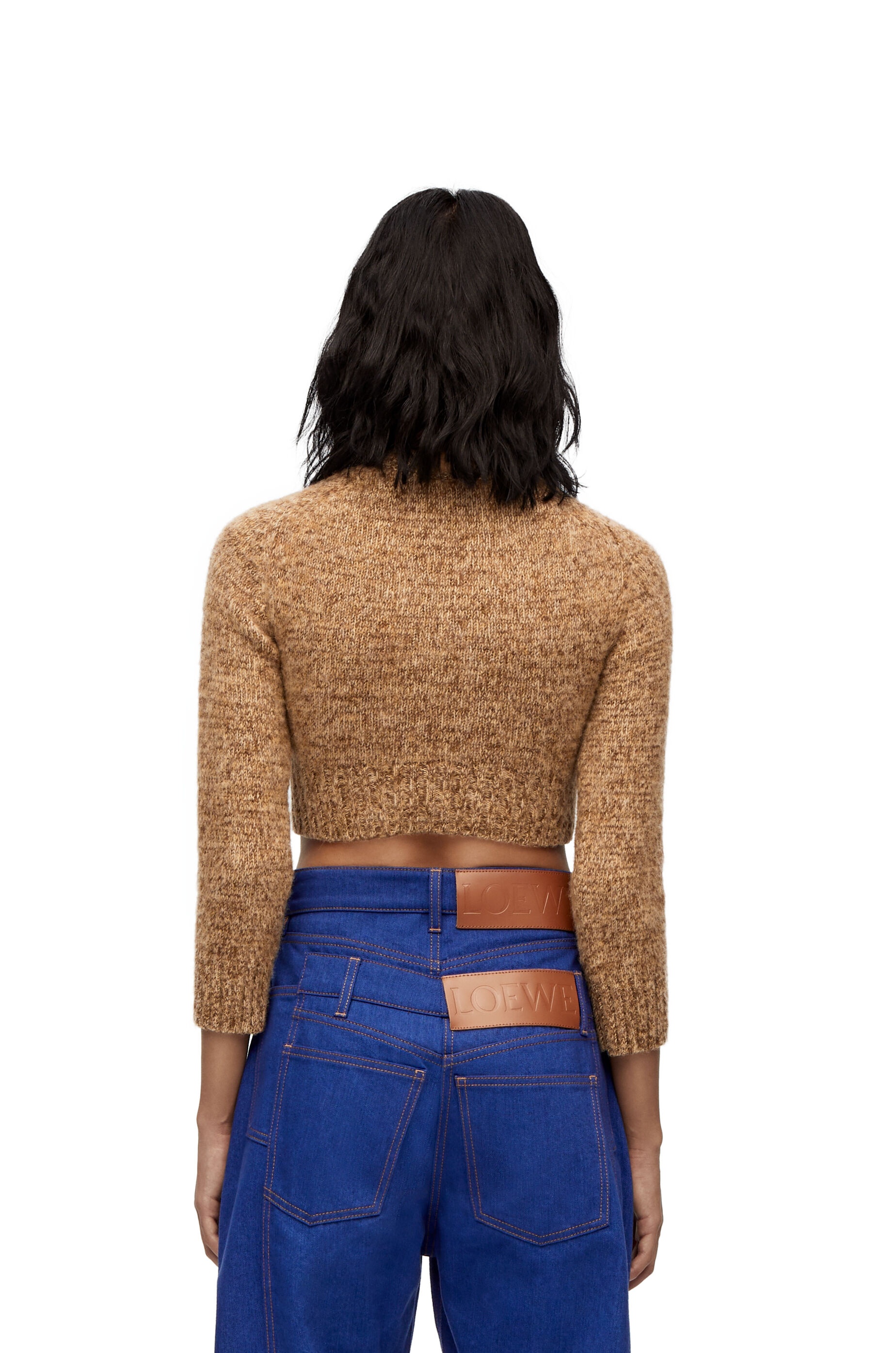 Cropped sweater in wool - 4