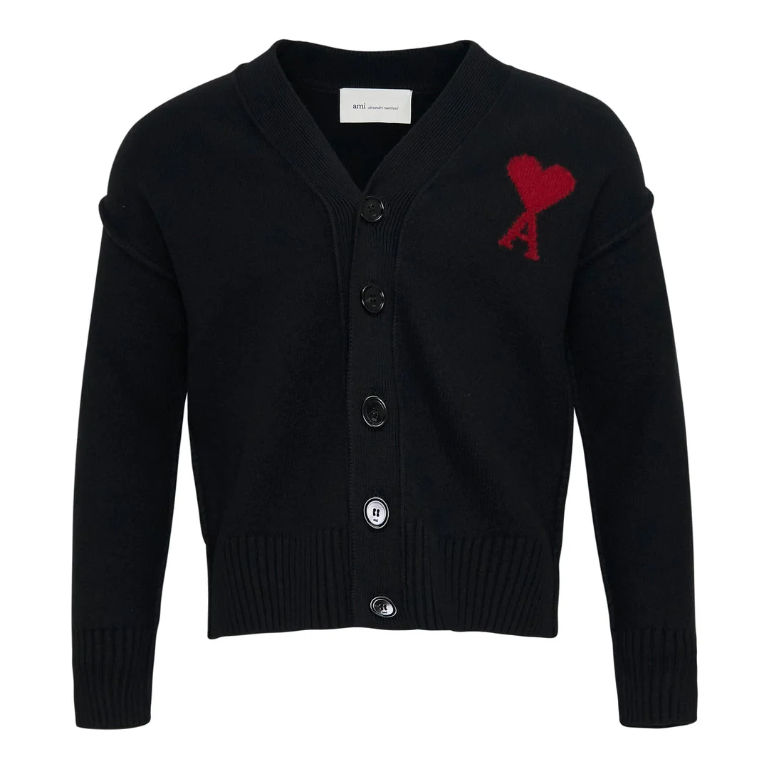V-Neck Cardigan - 1