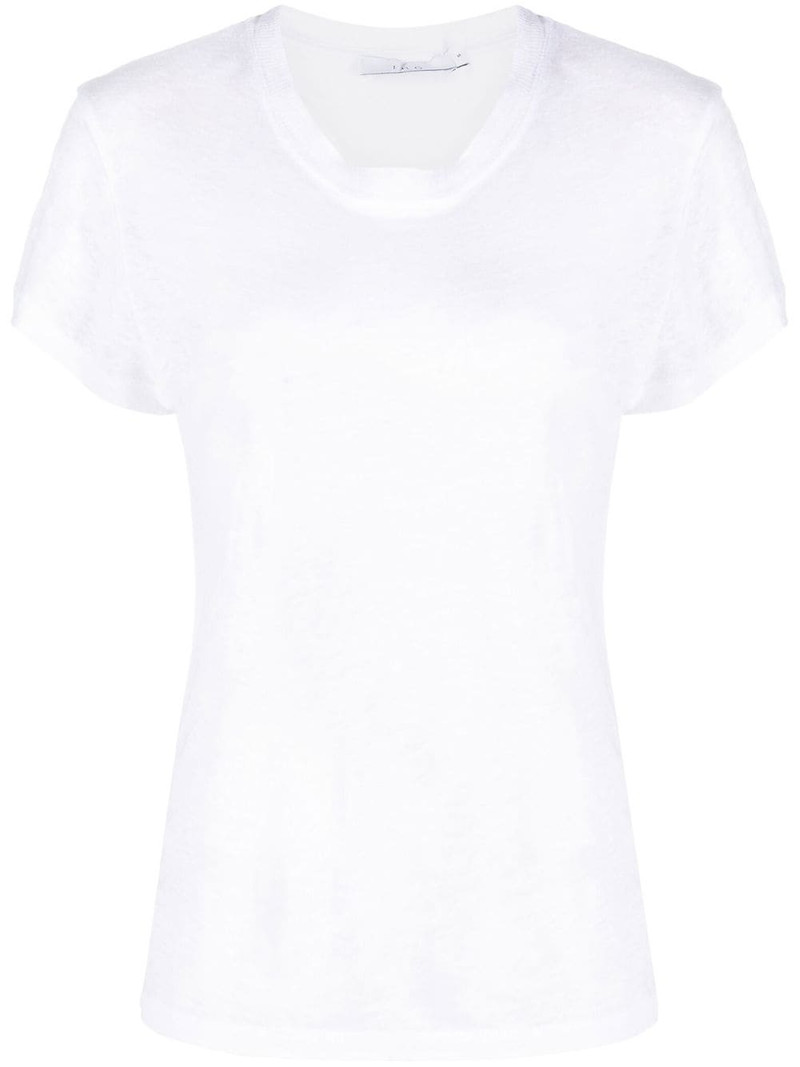 short-sleeved linen T-shirt 1