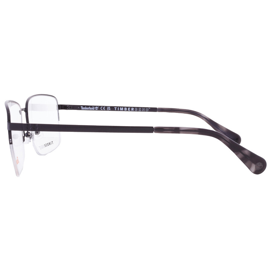 Timberland Demo Rectangular Men's Eyeglasses TB50059 001 64 - 4