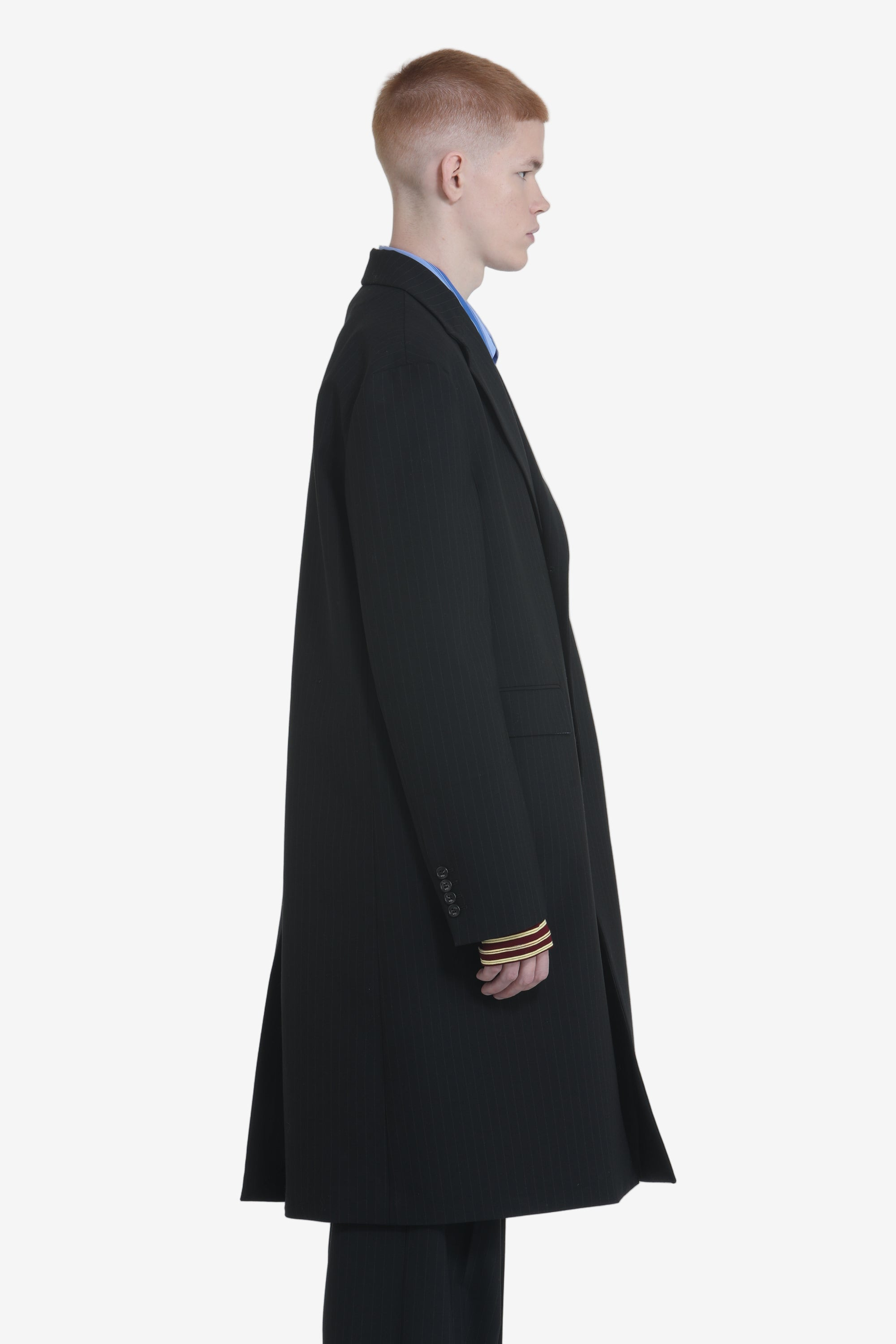 CLASSIC COAT WITH CHECKED LINING - 3