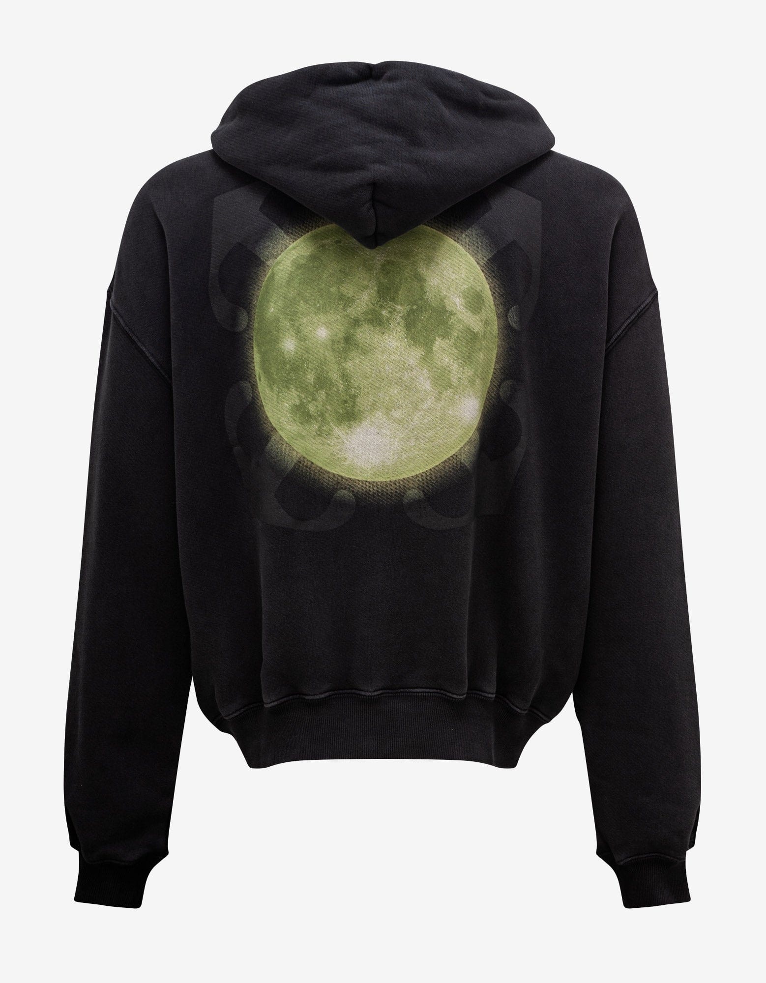 Off-White Black Super Moon Hoodie | REVERSIBLE