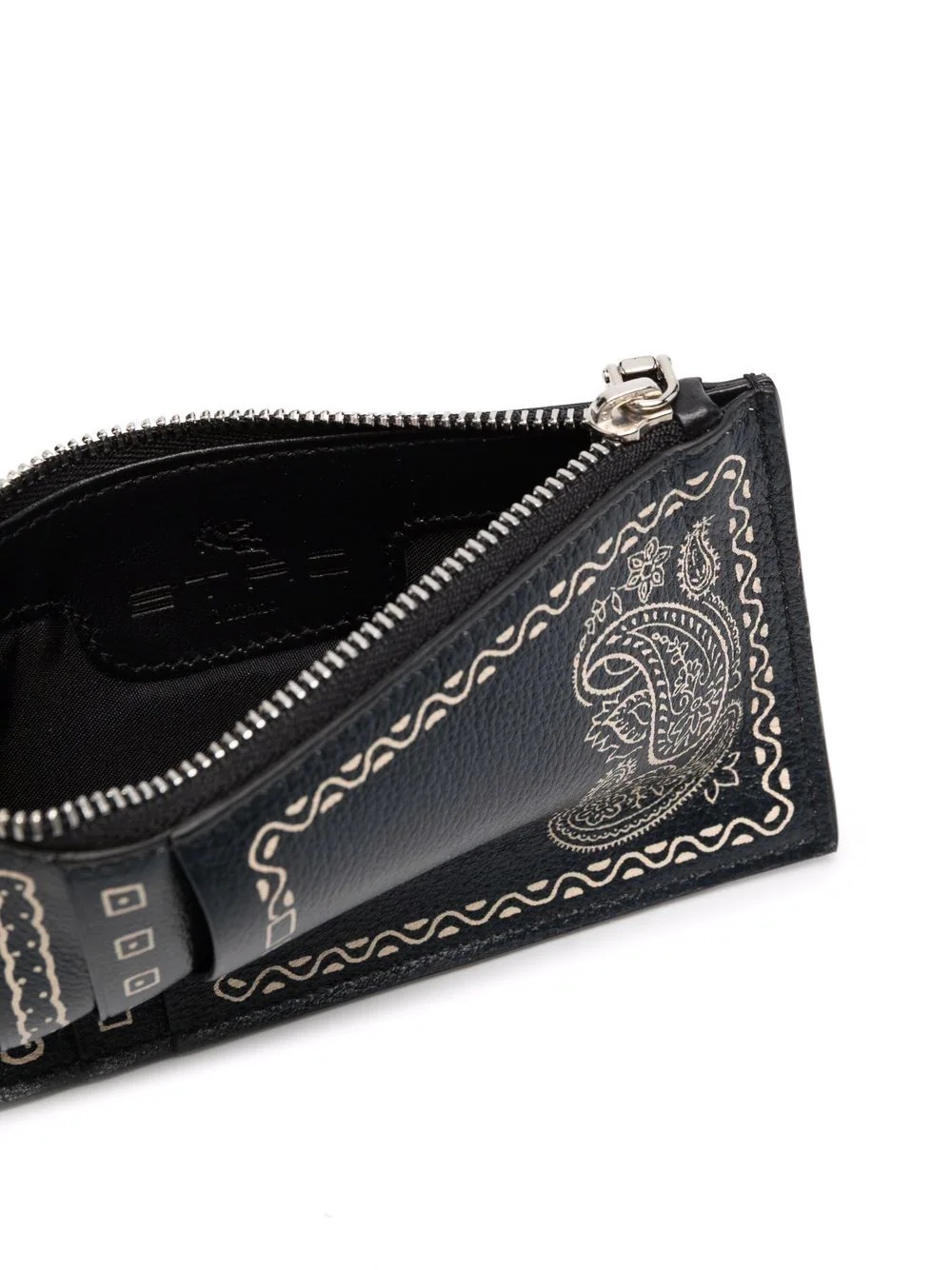 paisley zipped wallet - 3