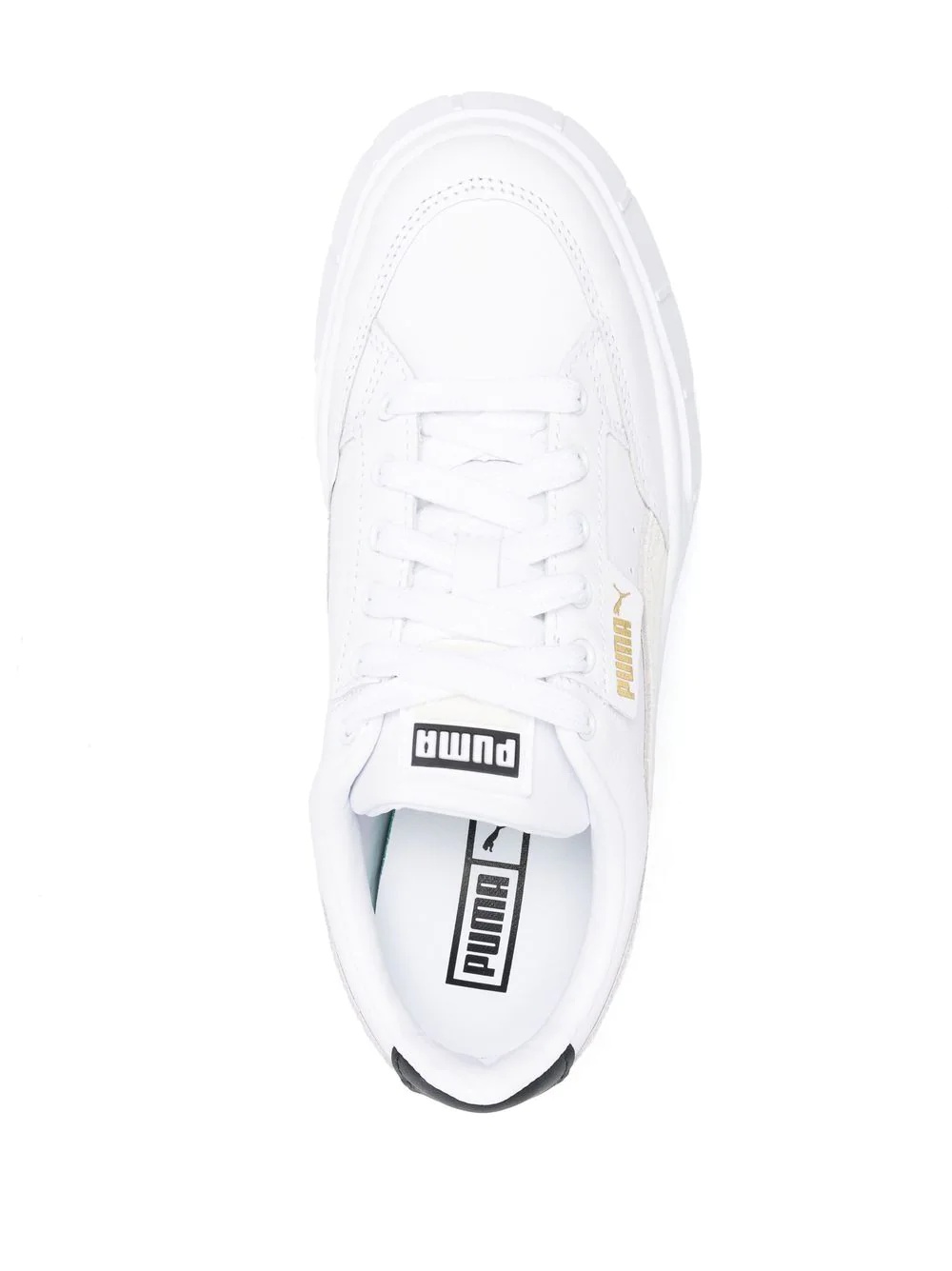 chunky lace-up sneakers - 4