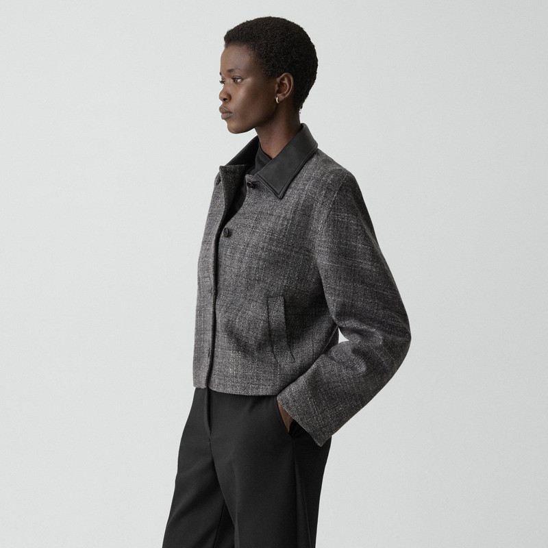 Curve Sleeve Jacket in Malfile Wool 3