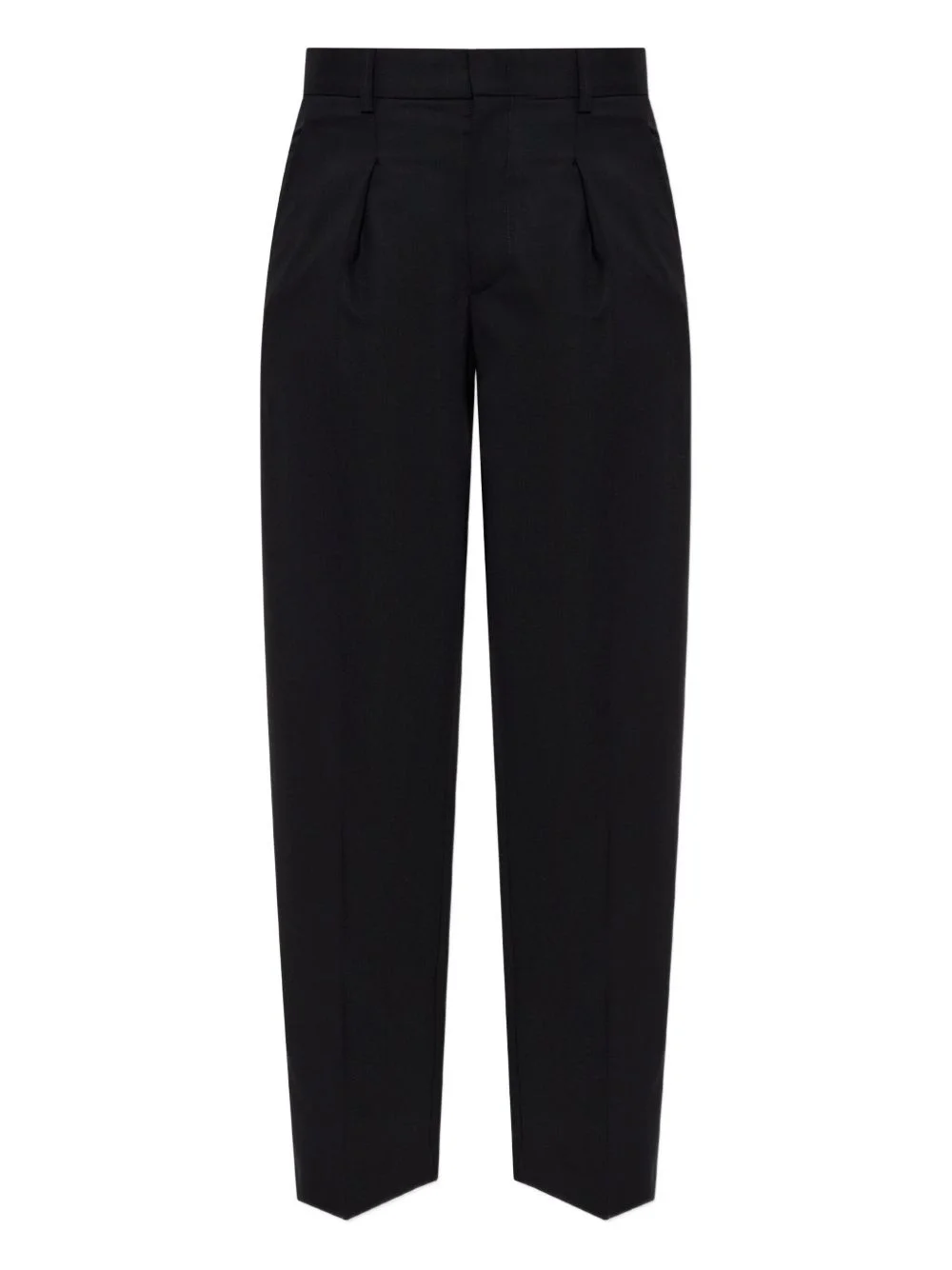 virgin wool-blend straight-leg trousers - 1