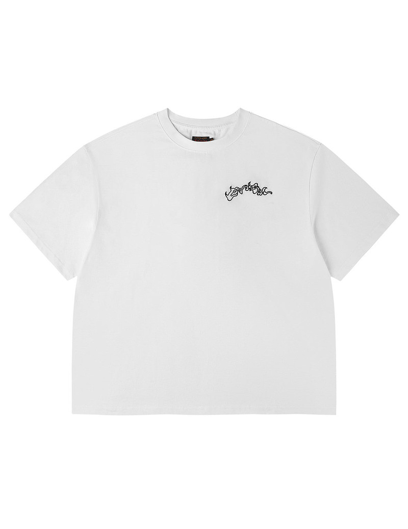 EVISU Skull Samurai Embroidery T-shirt outlook