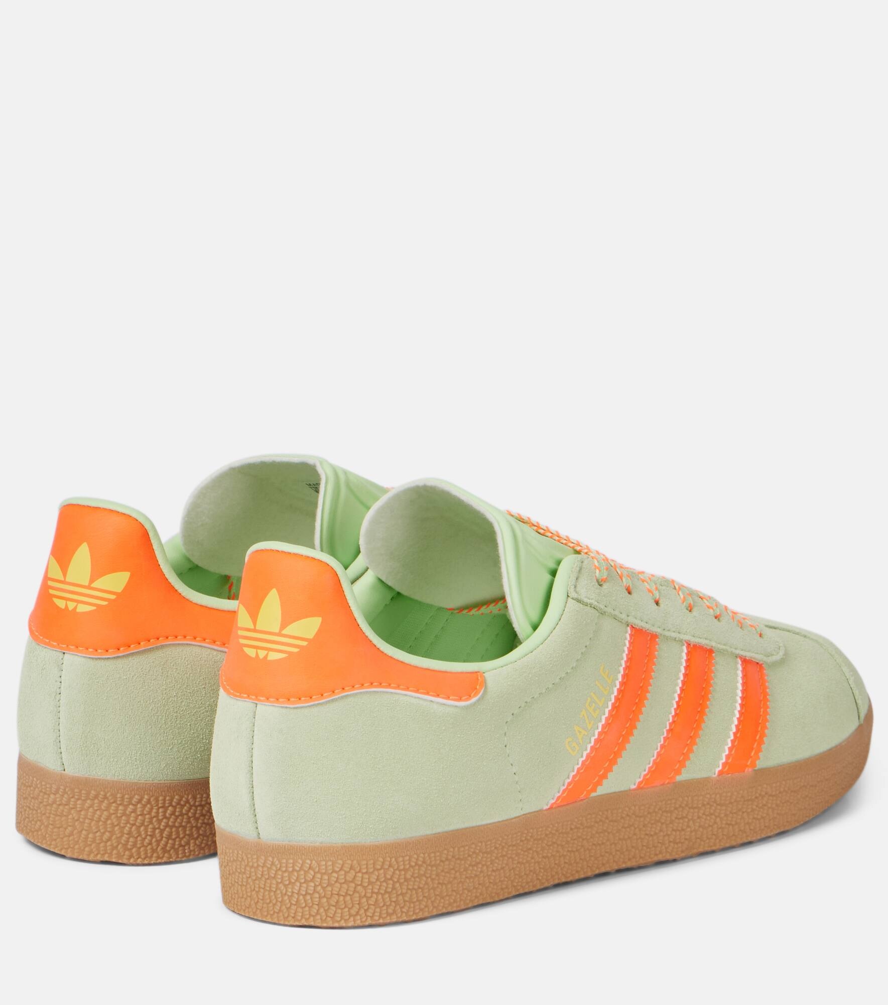 Gazelle leather-trimmed suede sneakers - 2
