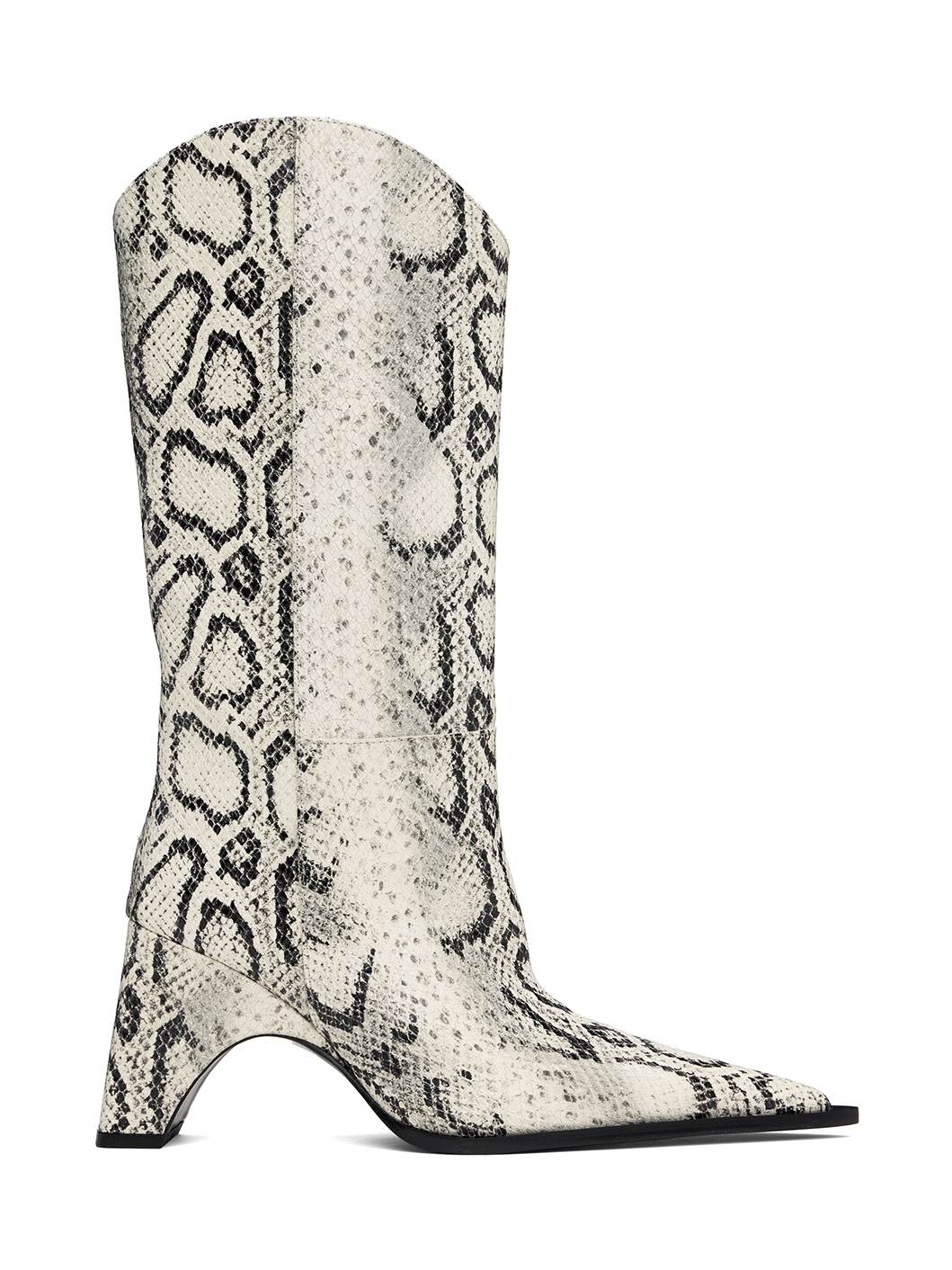 White Snake Bridge Cowboy Boots - 1
