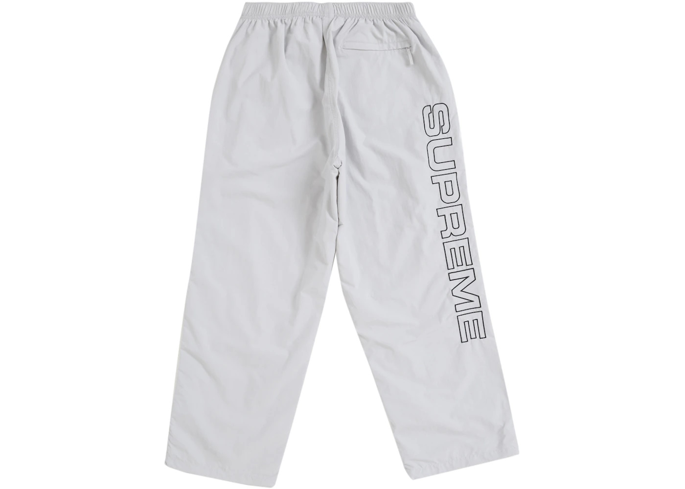 Supreme Spellout Embroidered Track Pant (FW24) Grey - 2