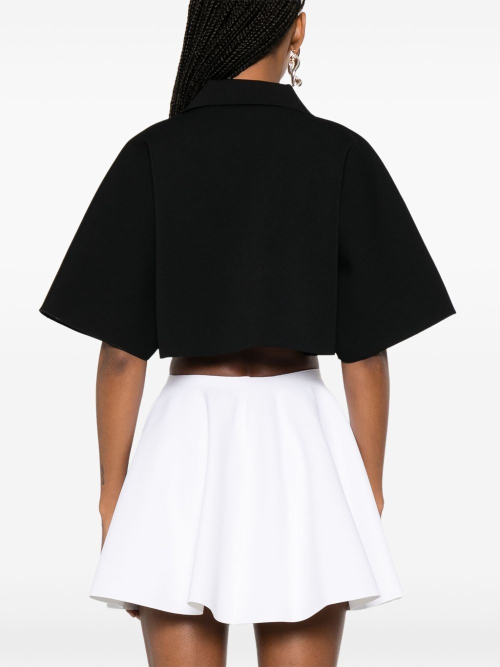 cropped polo top - 4