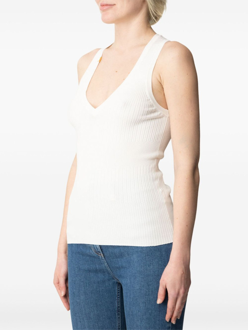 ribbed V-neck top 3