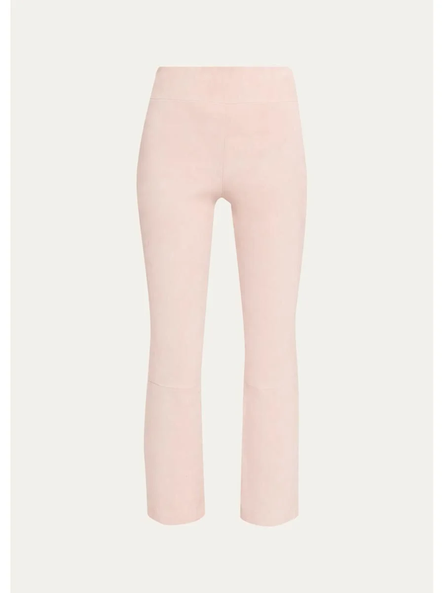 High-Waist Cropped Flare Leggings - 1