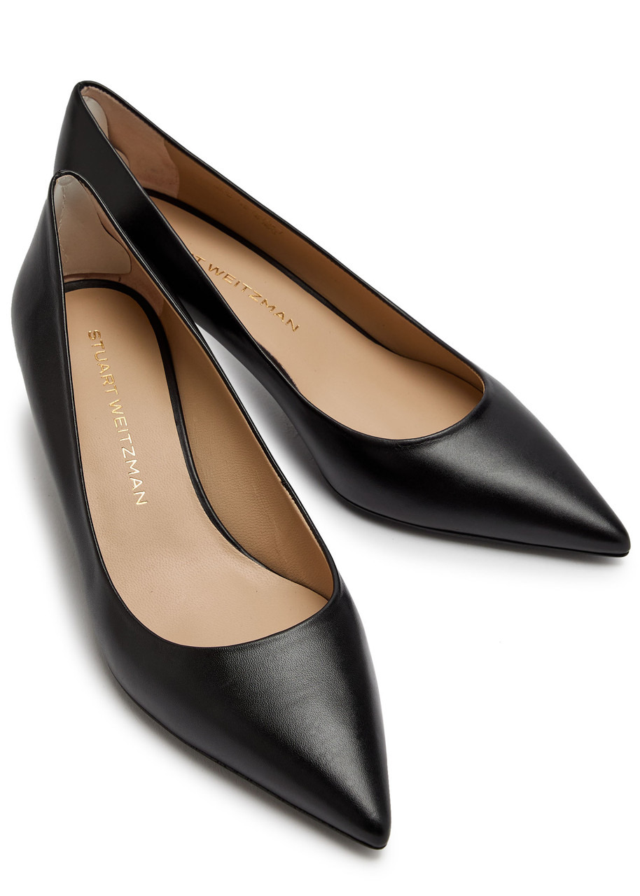 Stuart Weitzman Stuart Power 50 Leather Pumps - 3