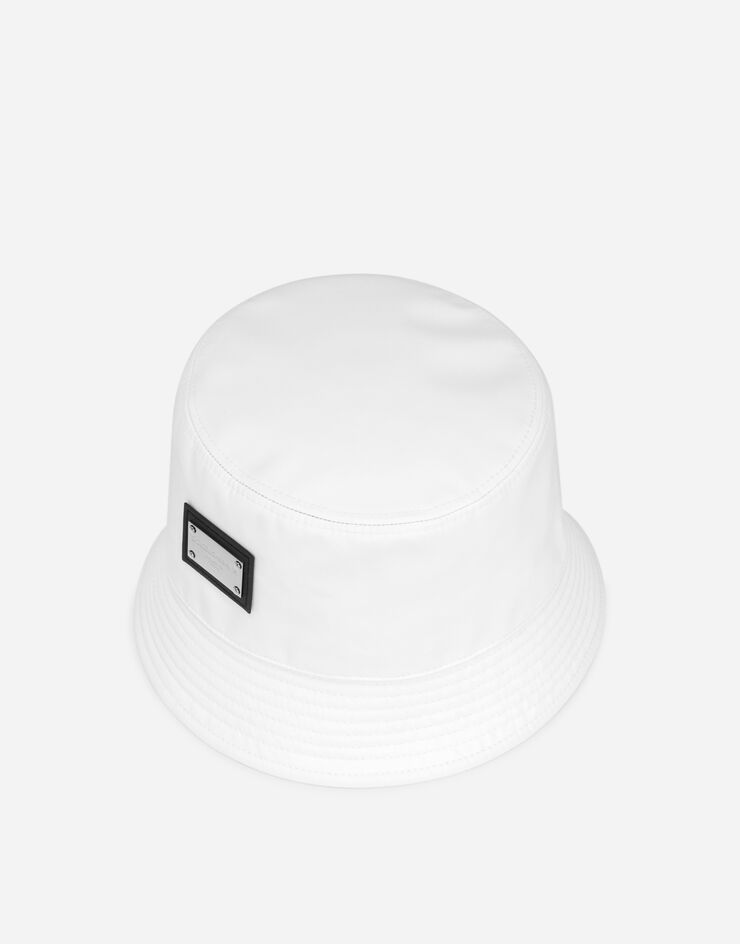 Nylon bucket hat with branded plate - 1