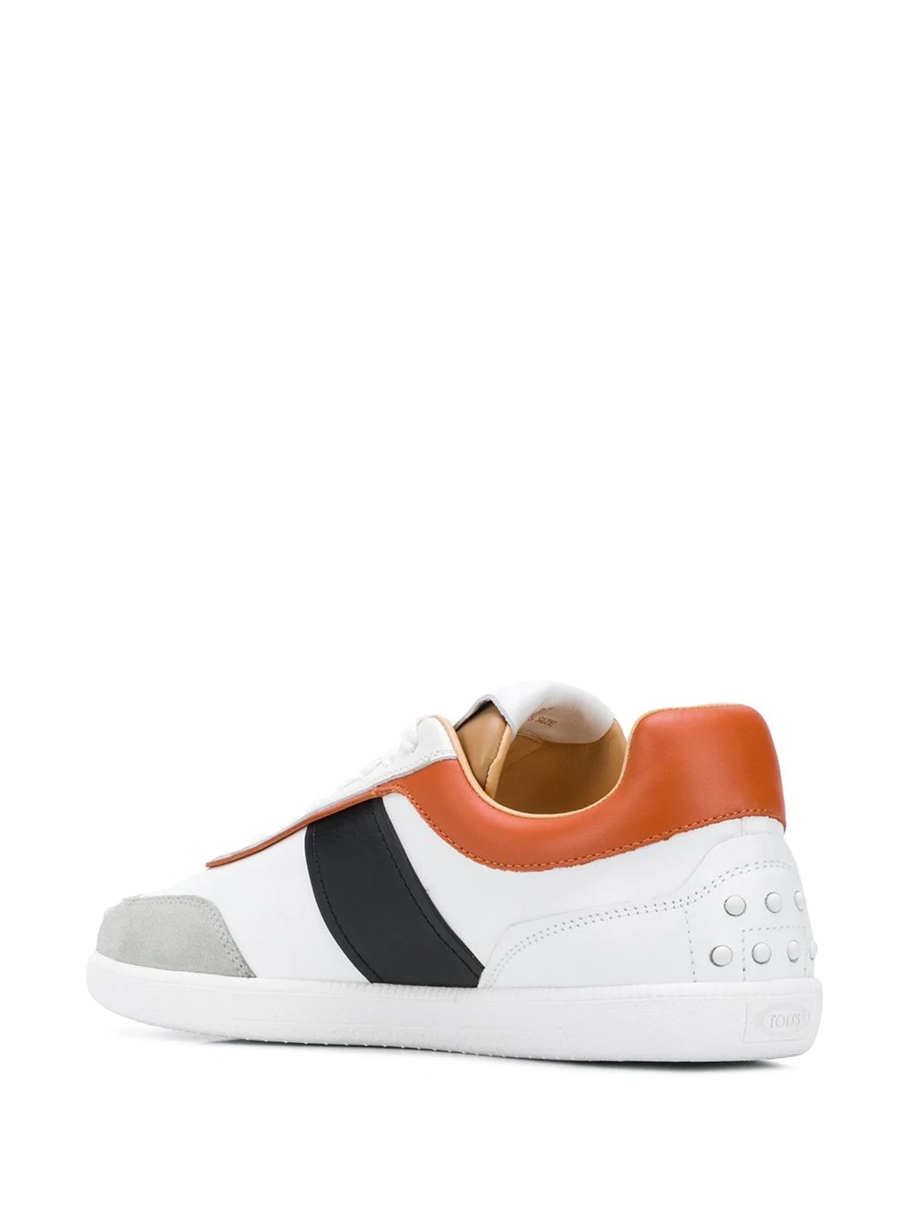 panelled-design low-top sneakers - 3