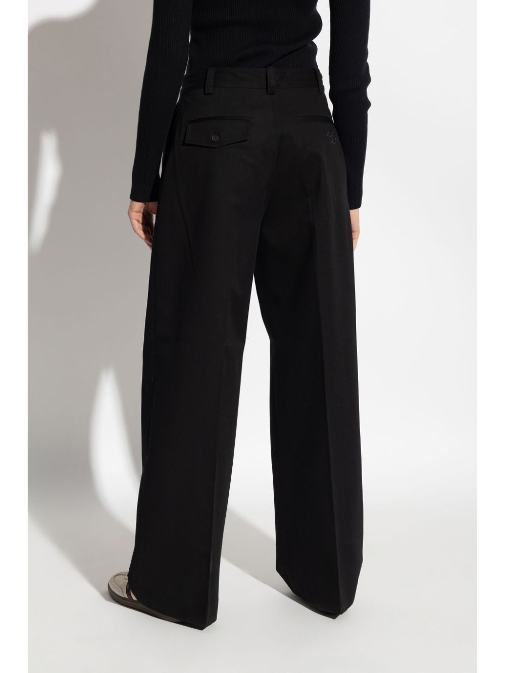 straight-leg trousers - 4