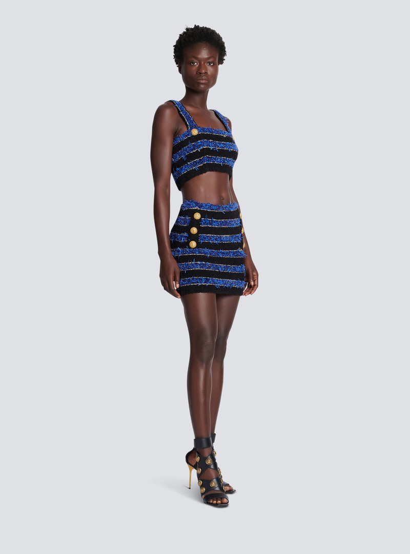 Striped tweed skirt 3